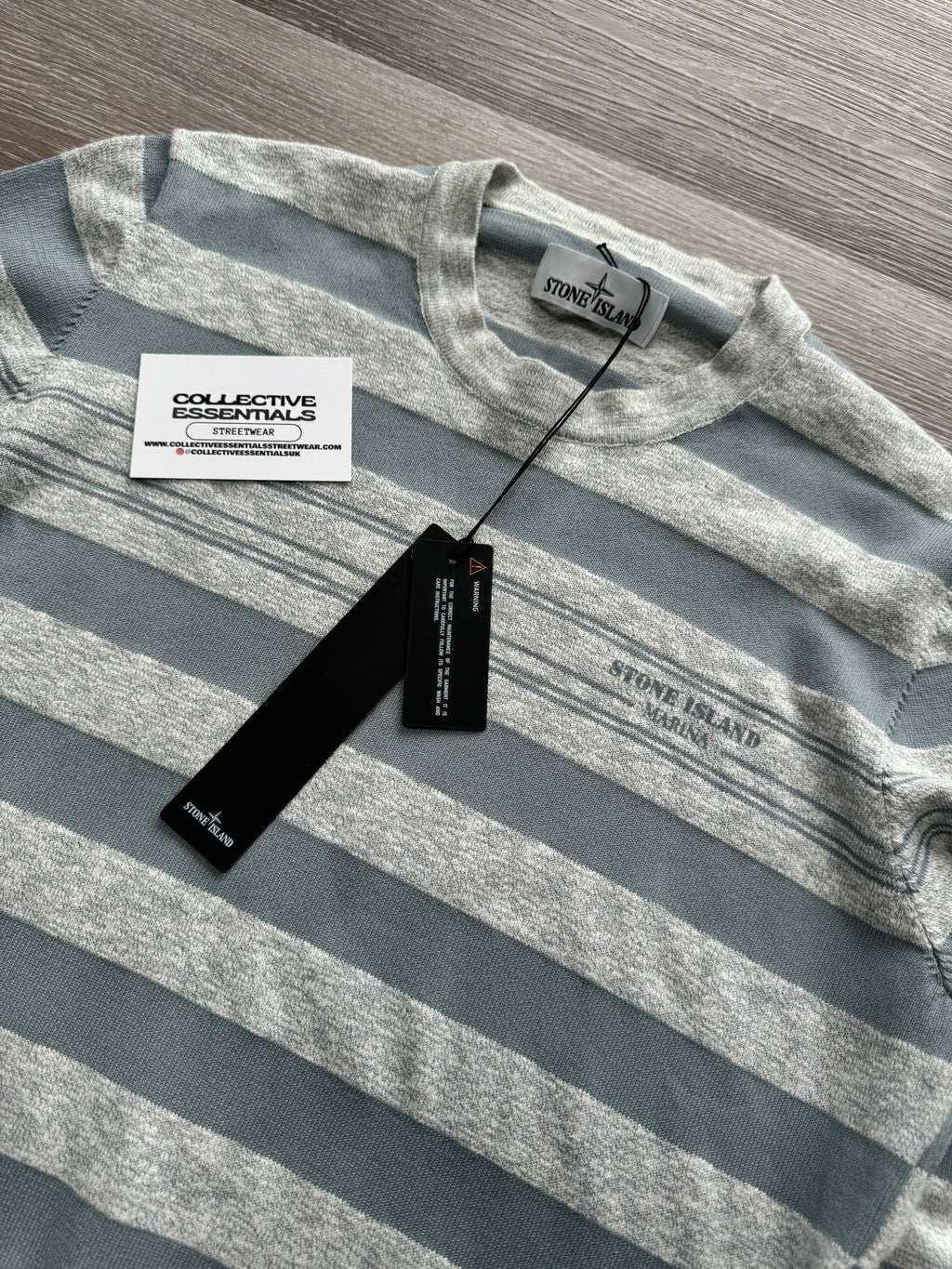 Stone Island Marina Striped Sweatshirt - Small