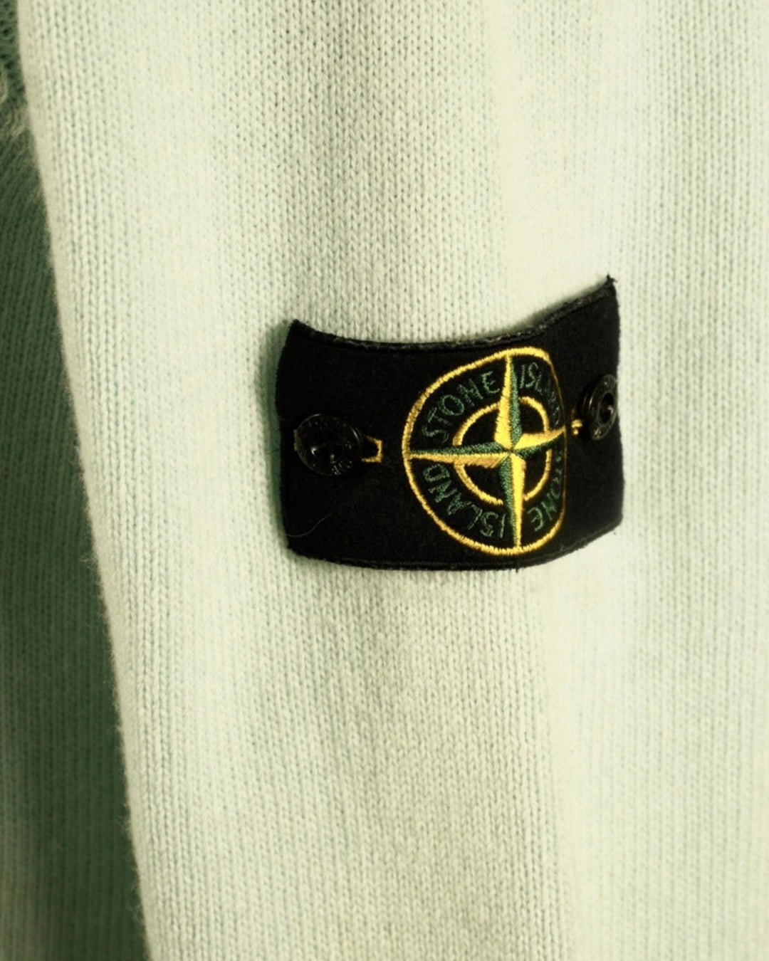 Stone Island Turquoise Knitted Sweatshirt