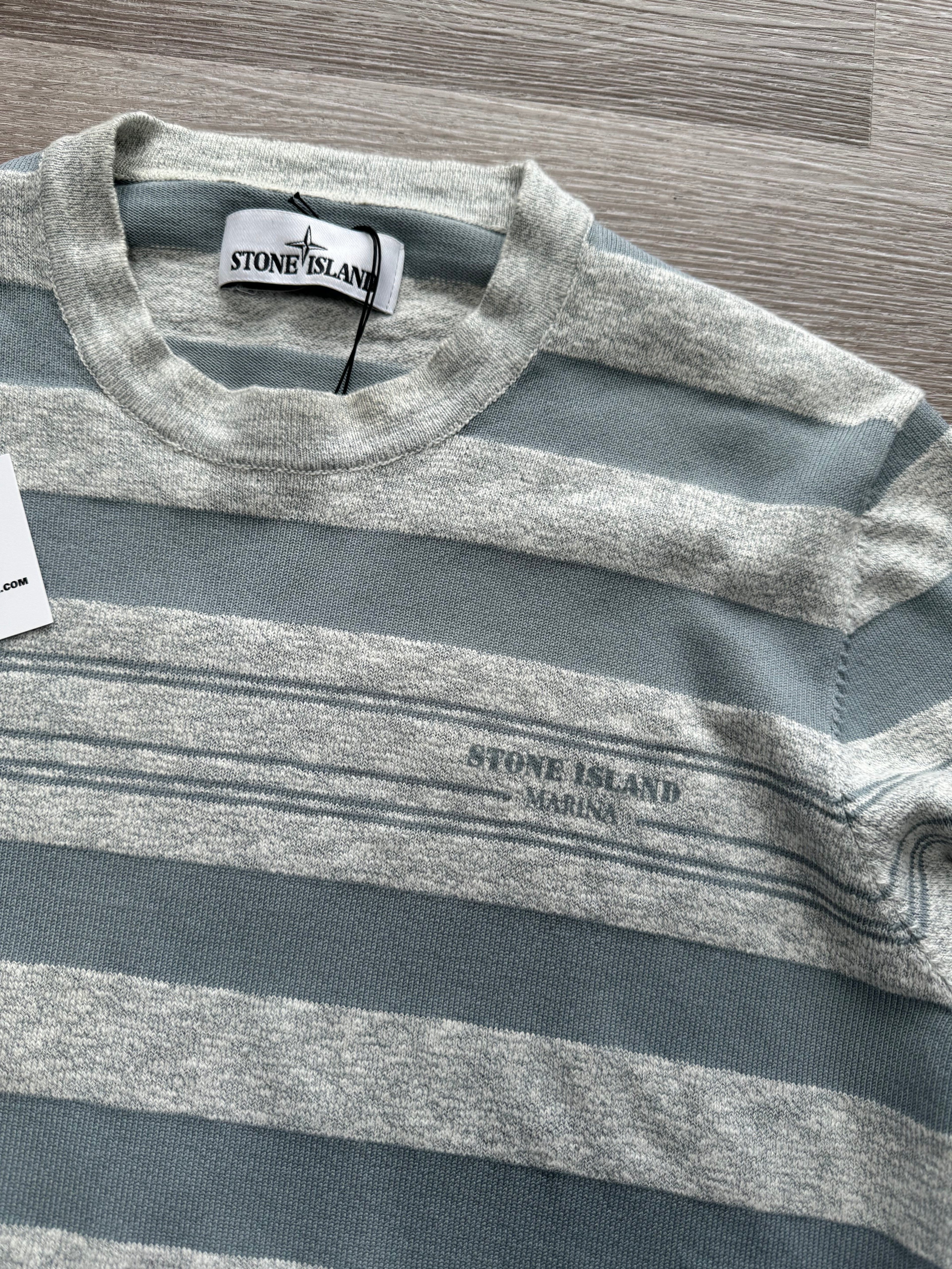 Stone Island Marina Striped Sweatshirt - Small