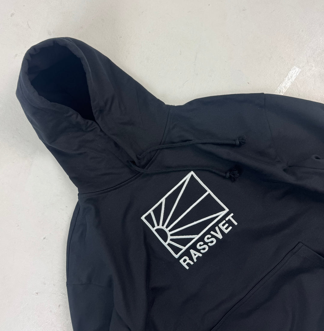 Rassvet Logo Black Hoodie