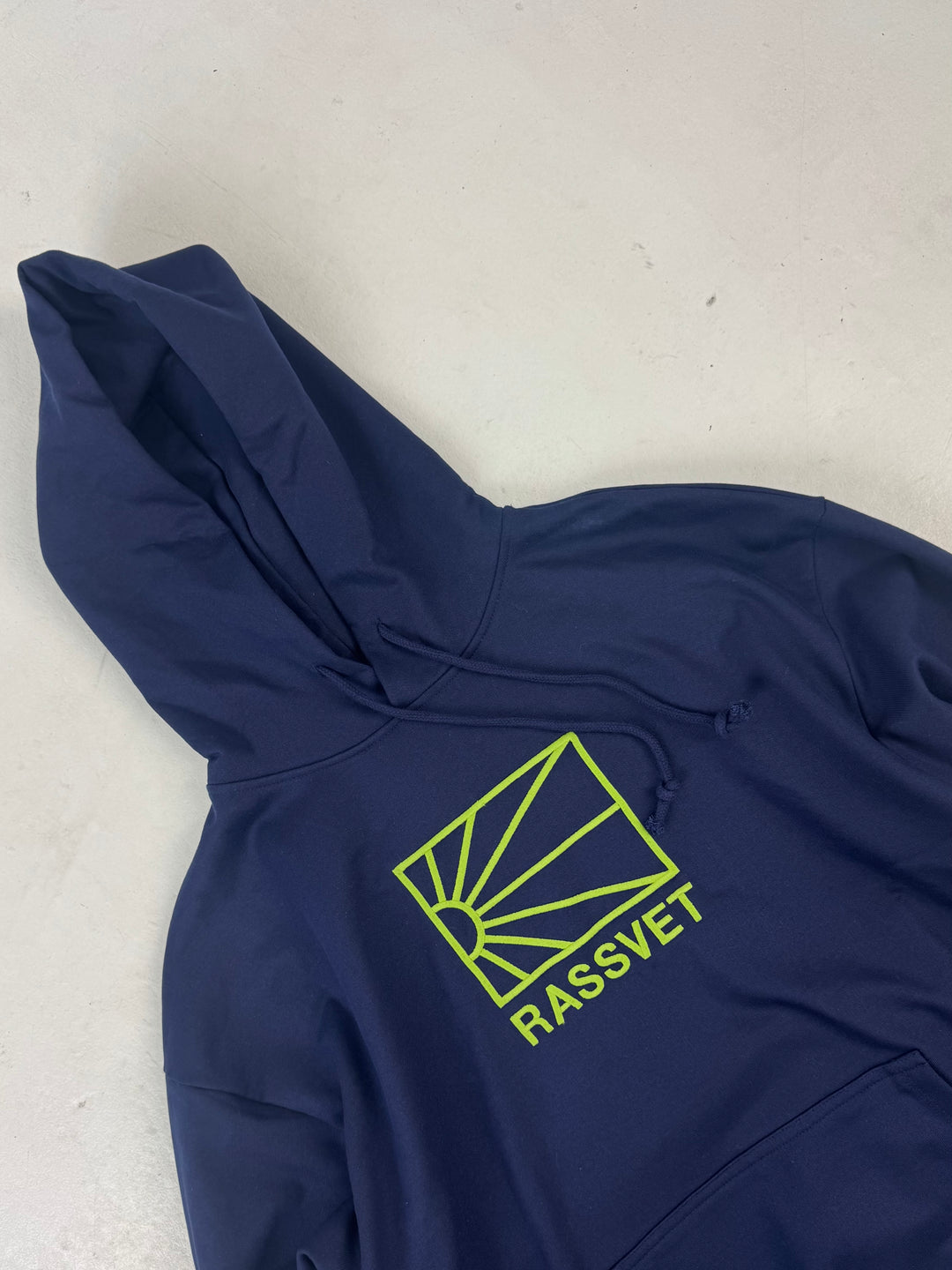 Rassvet Logo Navy Hoodie