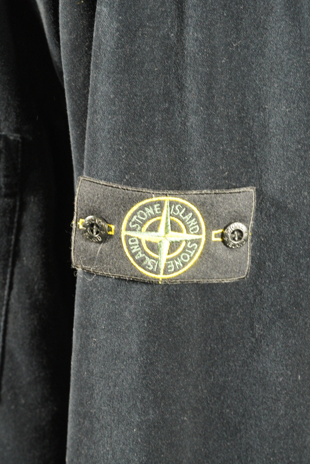 Stone Island Velour Buttoned Overshirt