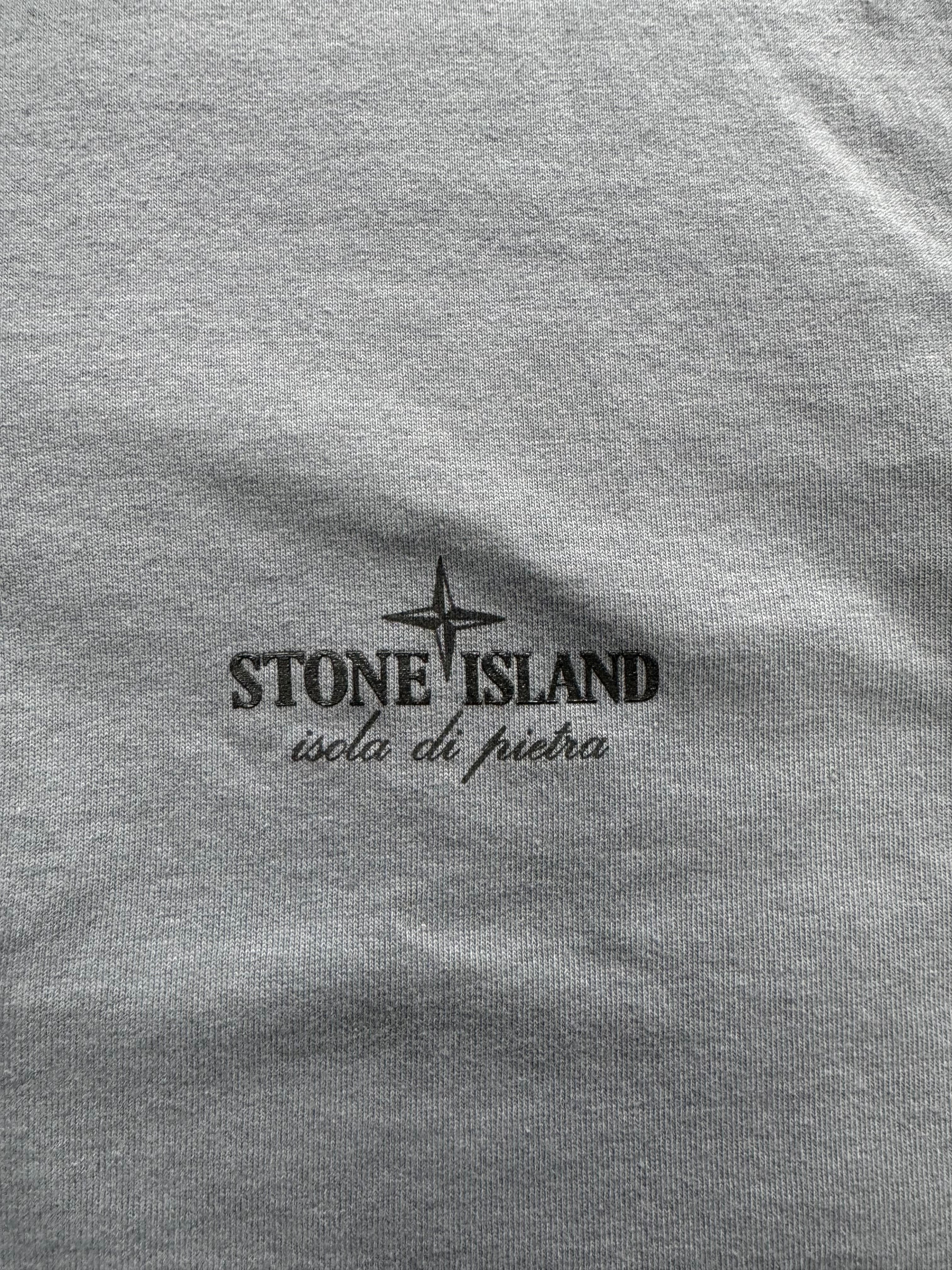 Stone Island “Isola di Pietra” Zip Polo Shirt - Large