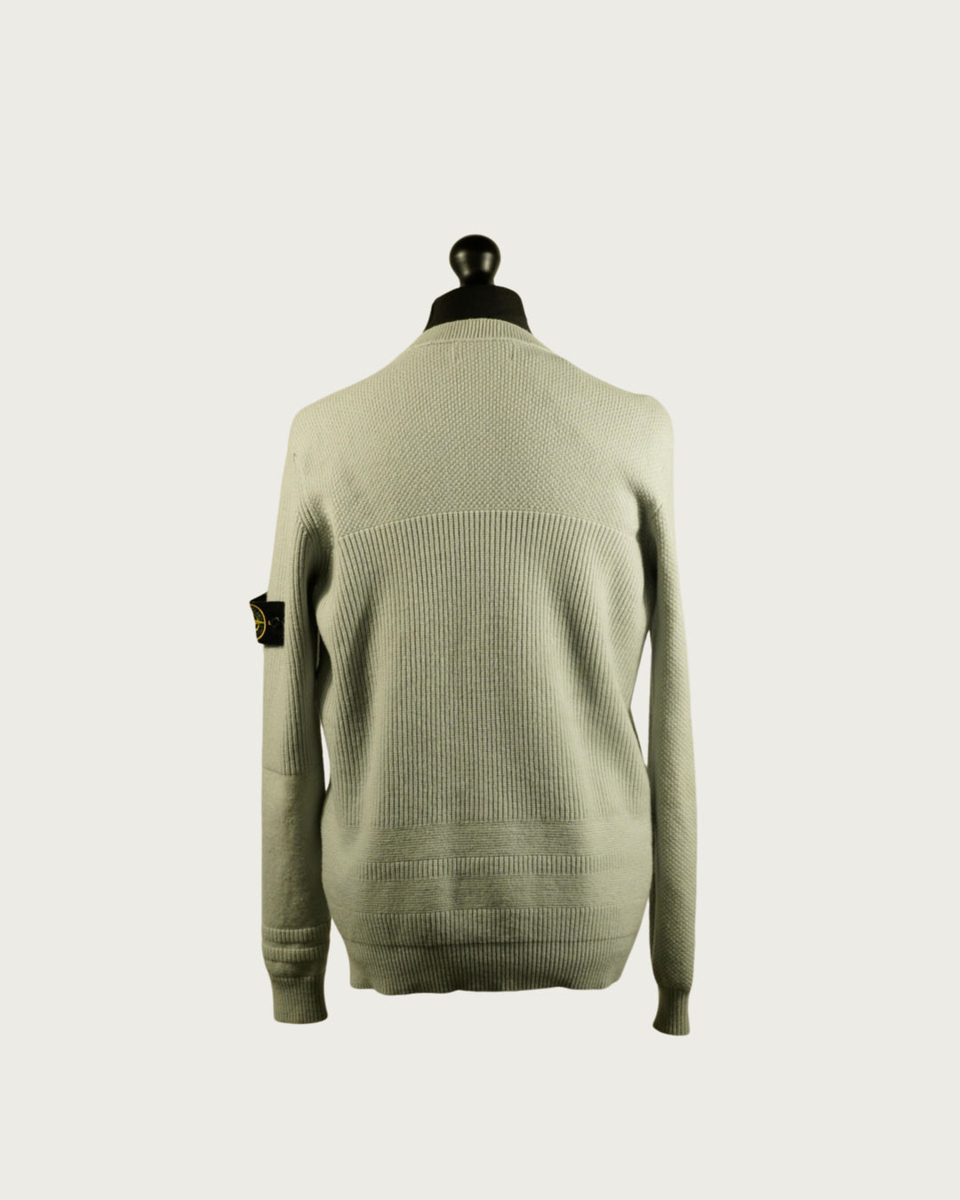 Stone Island Grey Knitted Sweatshirt