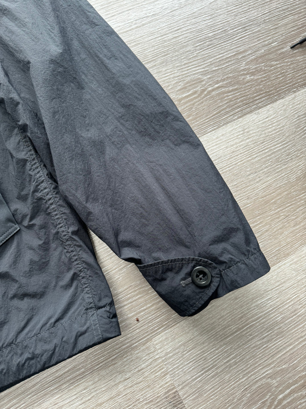 Ten C Black Mid Layer Parka - Large