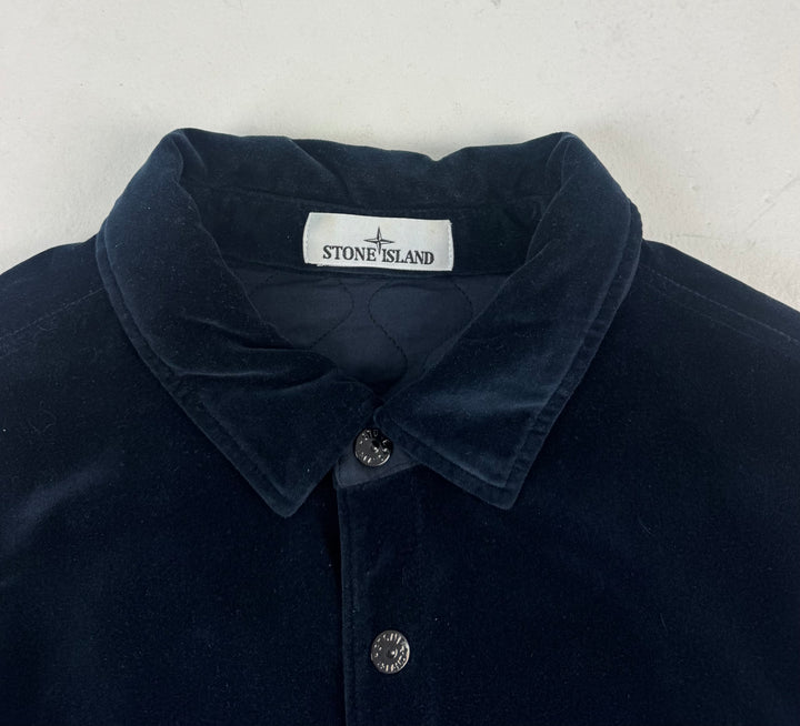 Stone Island Velour Insulated Overshirt