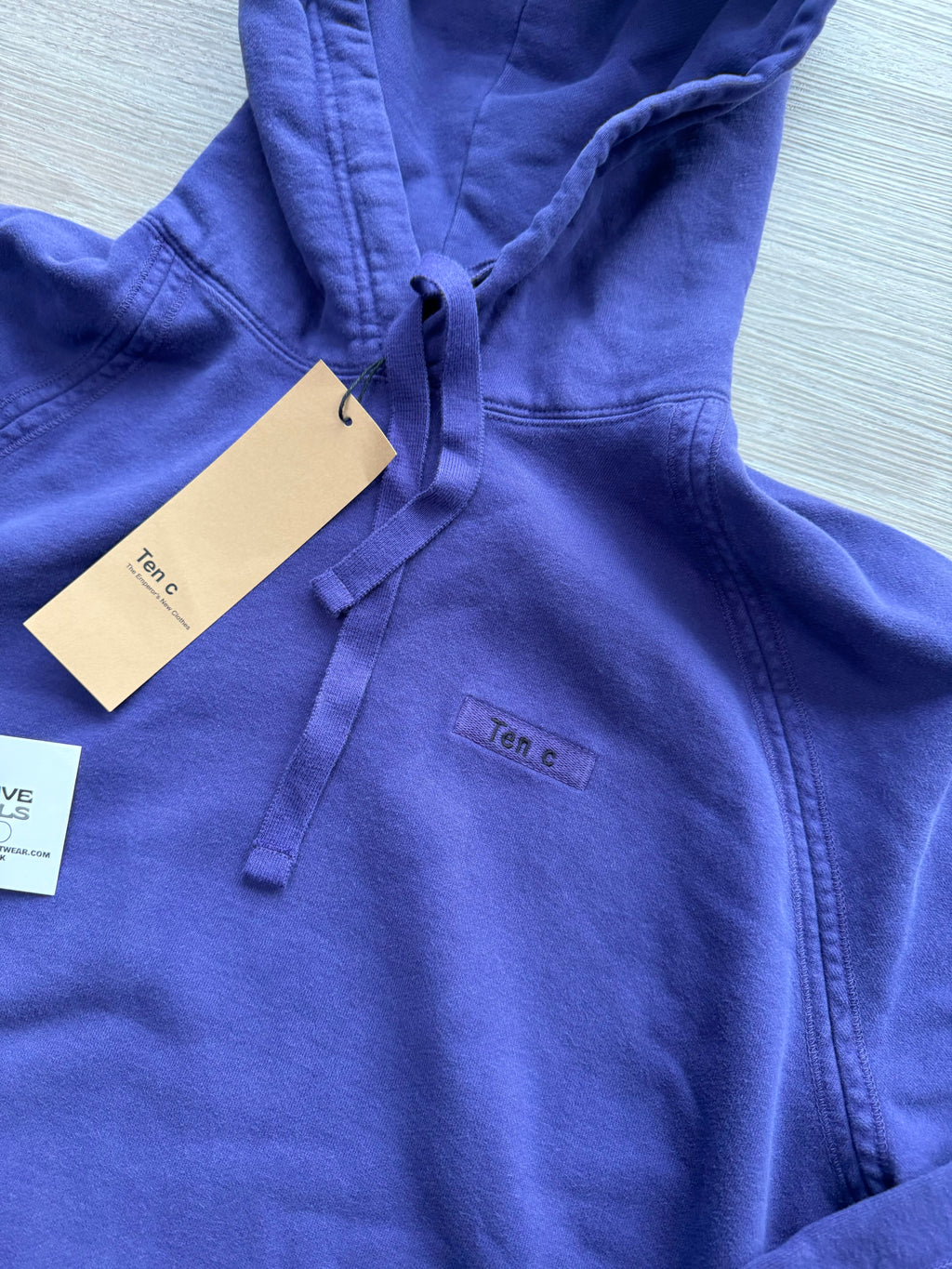 Ten-C Purple Hooded Sweatshirt - Large