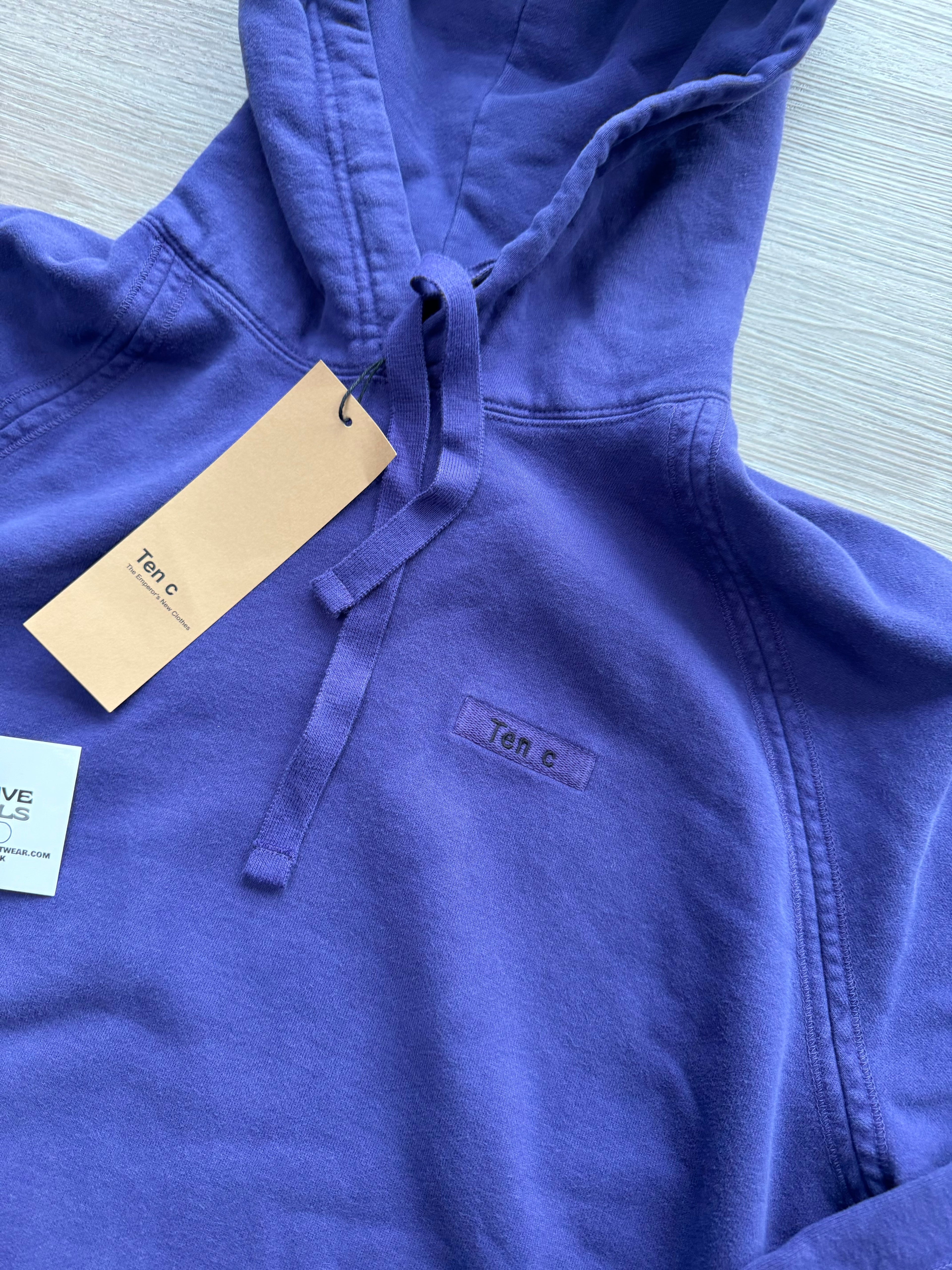 Ten-C Purple Hooded Sweatshirt - Large