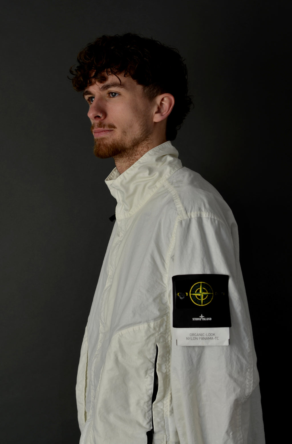 Stone Island Organic Look Panama-TC Jacket - Medium