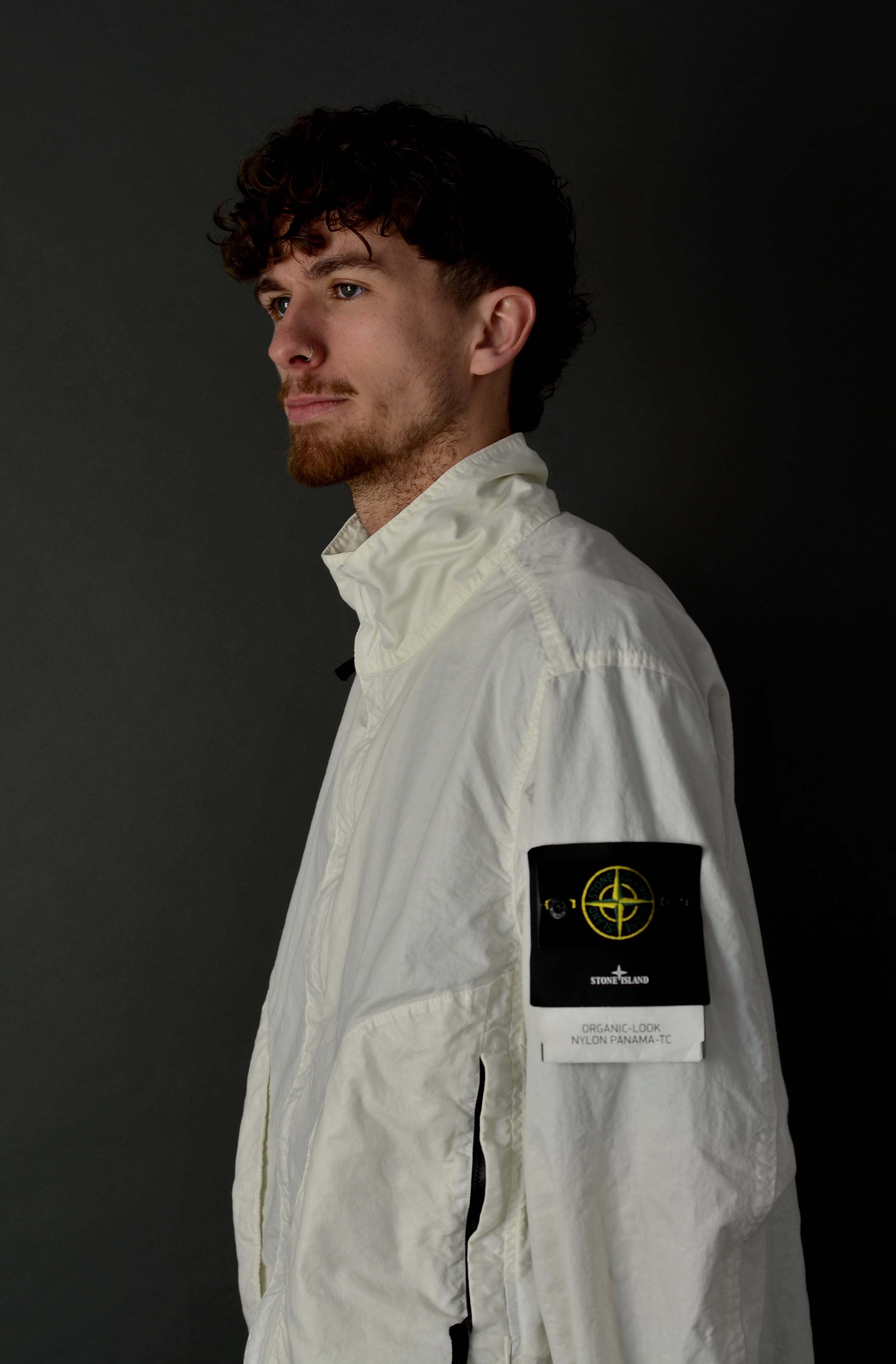Stone Island Organic Look Panama-TC Jacket - Medium