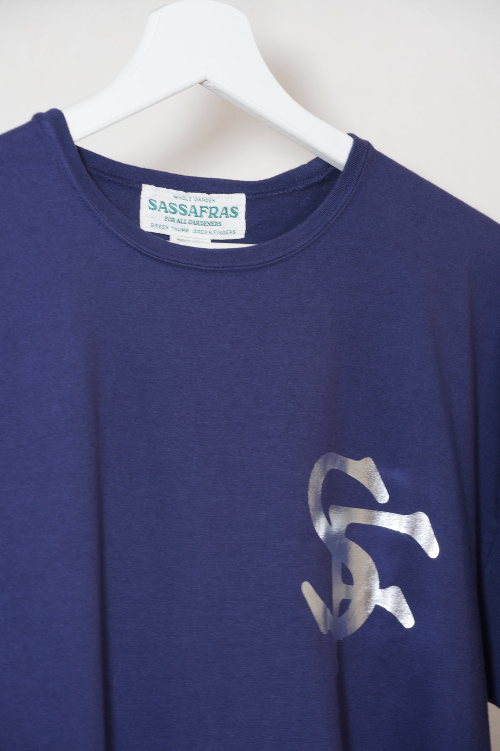 Sassafras ‘SF’ Graphic T-Shirt - Navy
