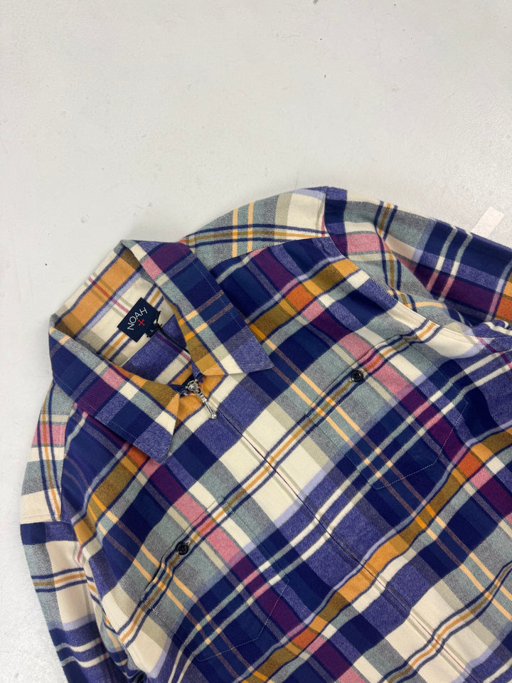 Noah Lightweight Zip Flannel Shirt