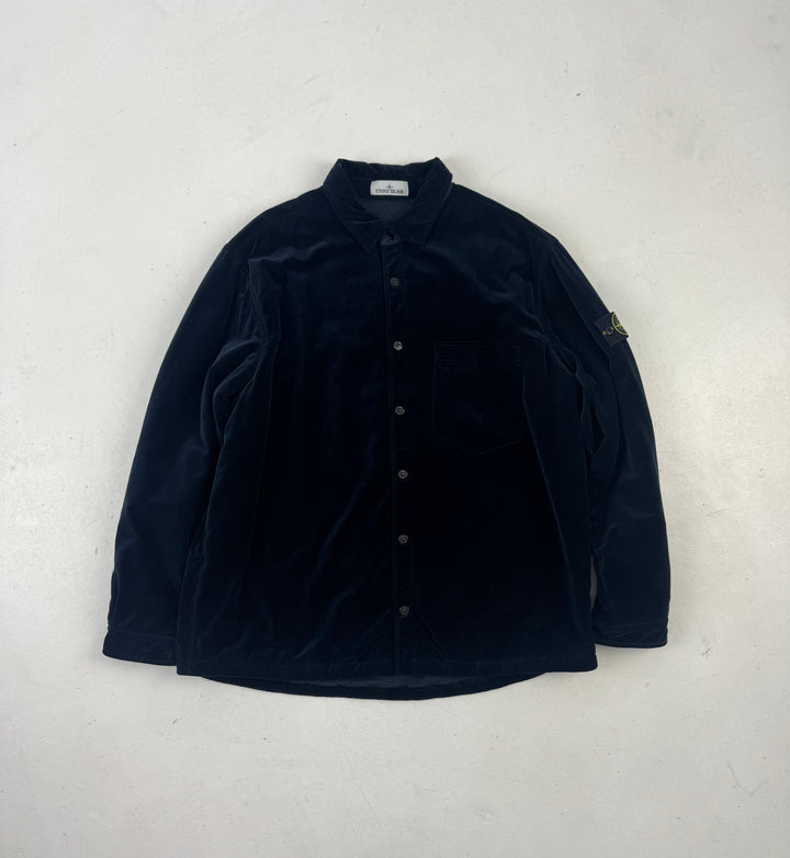 Stone Island Velour Insulated Overshirt