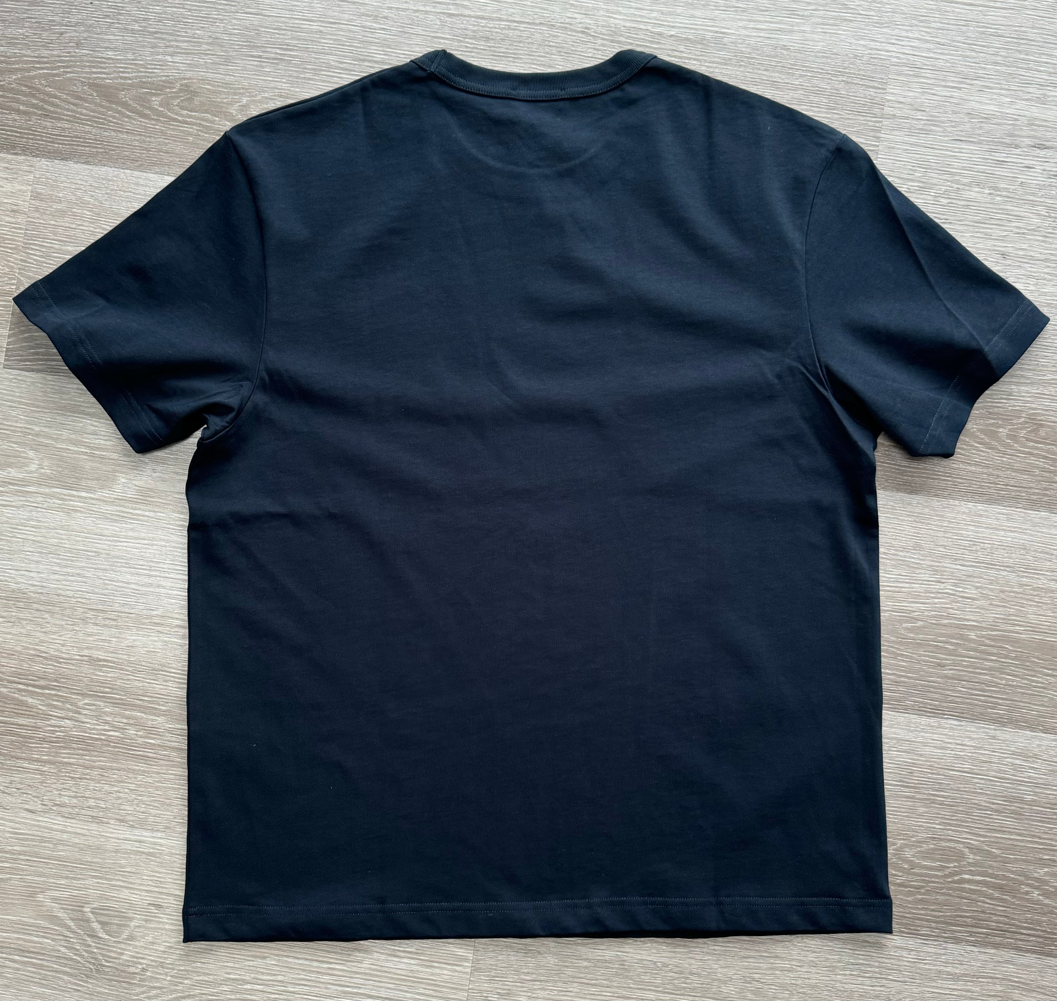 A.P.C. Flocked Logo T-Shirt - Large