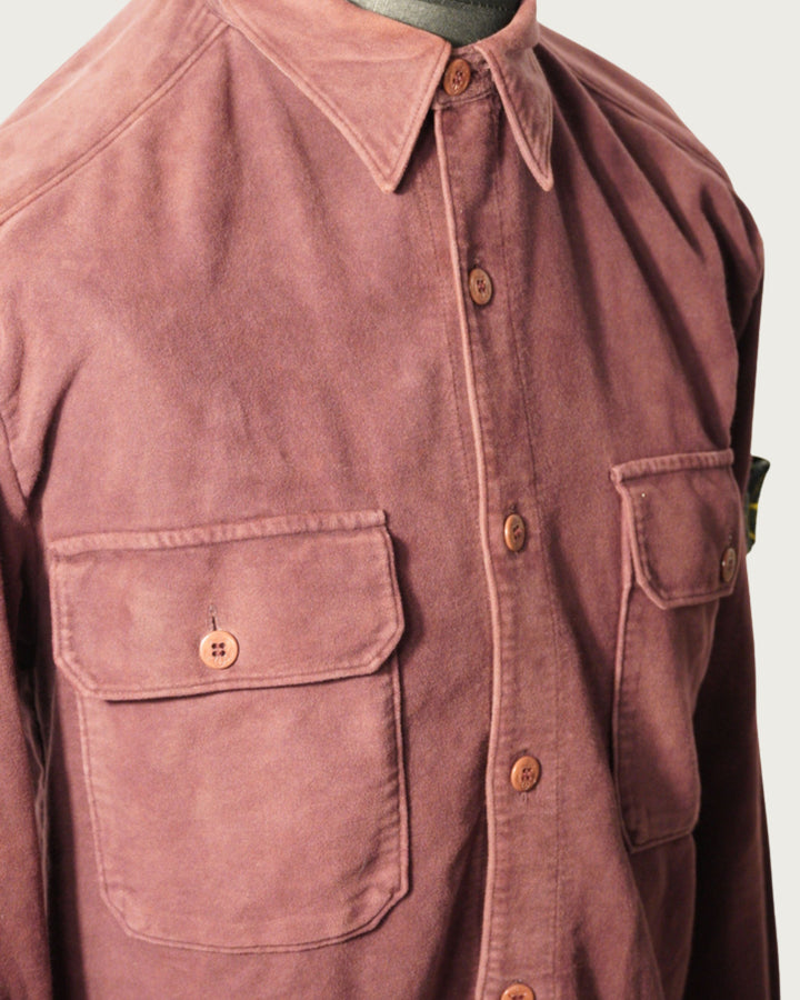 Stone Island AW95 Moleskin Buttoned Shirt