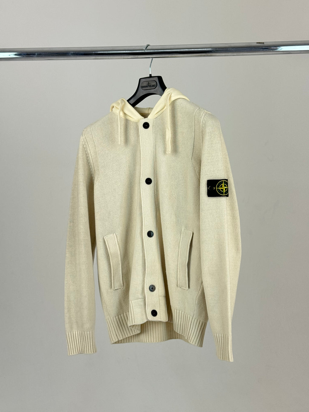 Stone Island Knitted Buttoned Cardigan  - XL