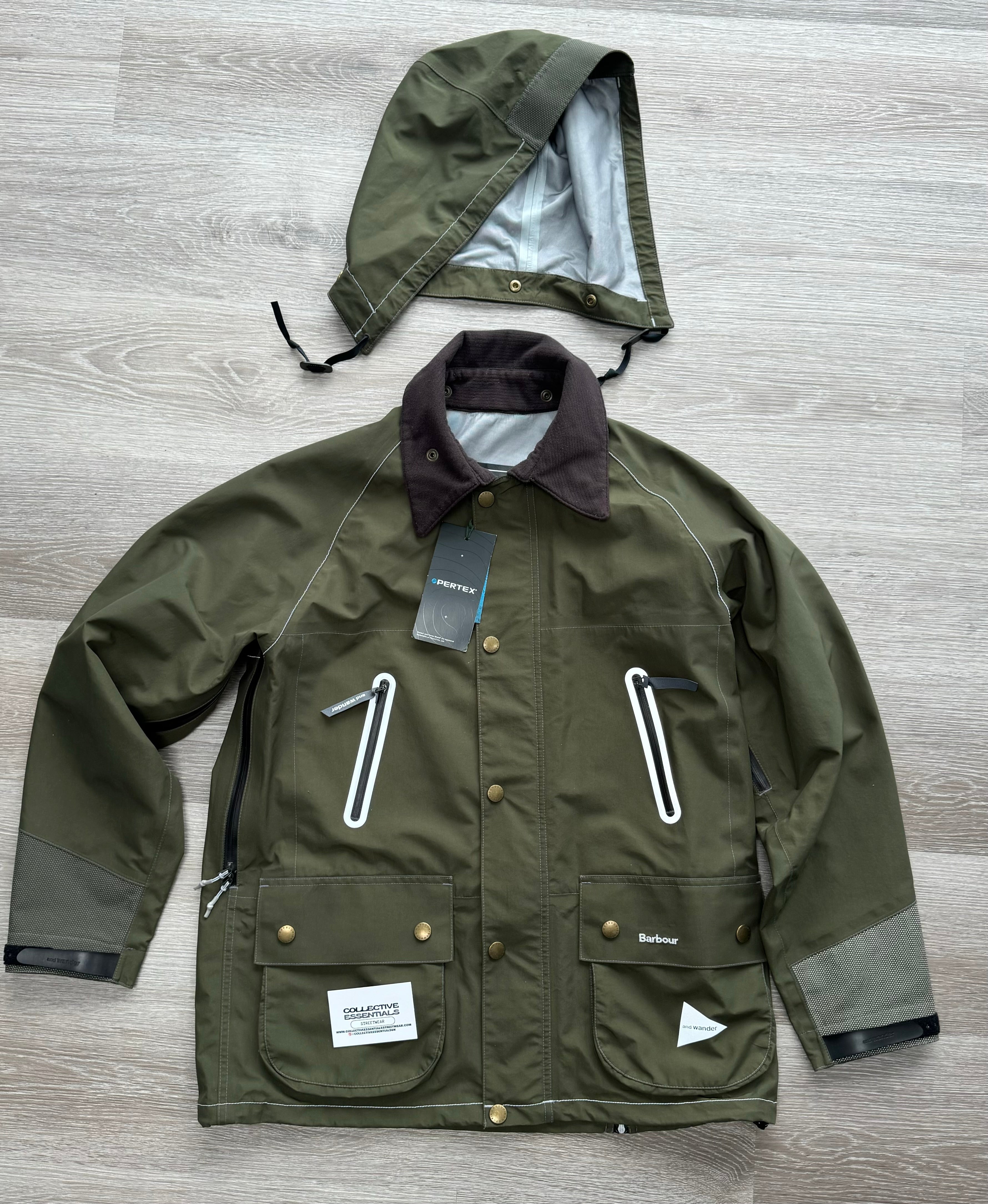 Barbour X And Wander 3L Hooded Jacket - Small