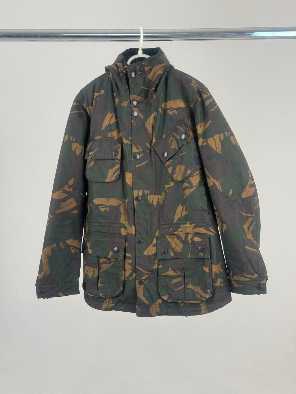 Barbour Wax Camo Parka - XL
