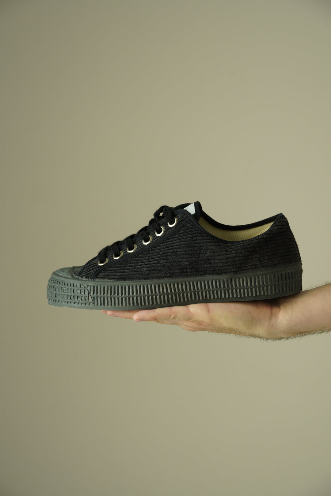 Novesta ‘Star Master’ Black Corduroy Trainers