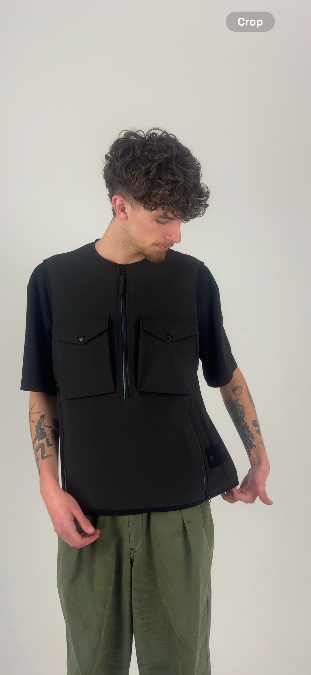 Stone Island Ghost Utility Vest - Medium