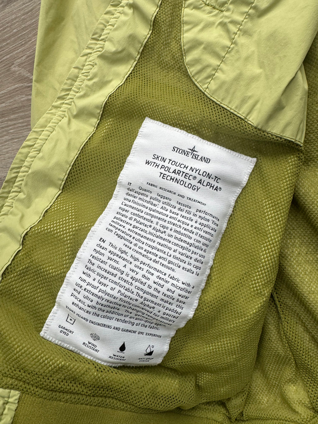 Stone Island Skin Touch Nylon-TC Polartech Bomber - Medium