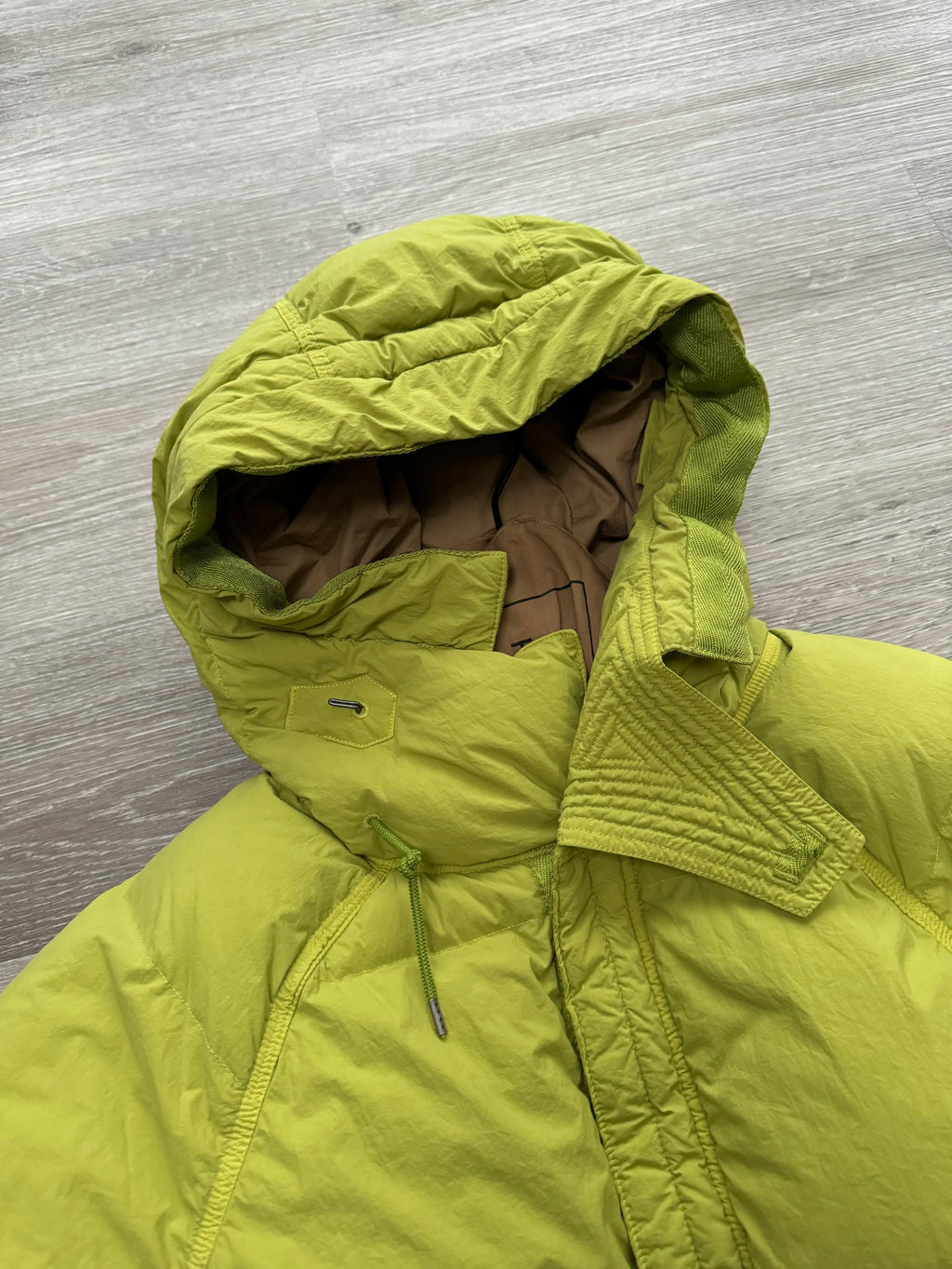 Ten C Arctic Down Jacket (Acid Green) - Medium