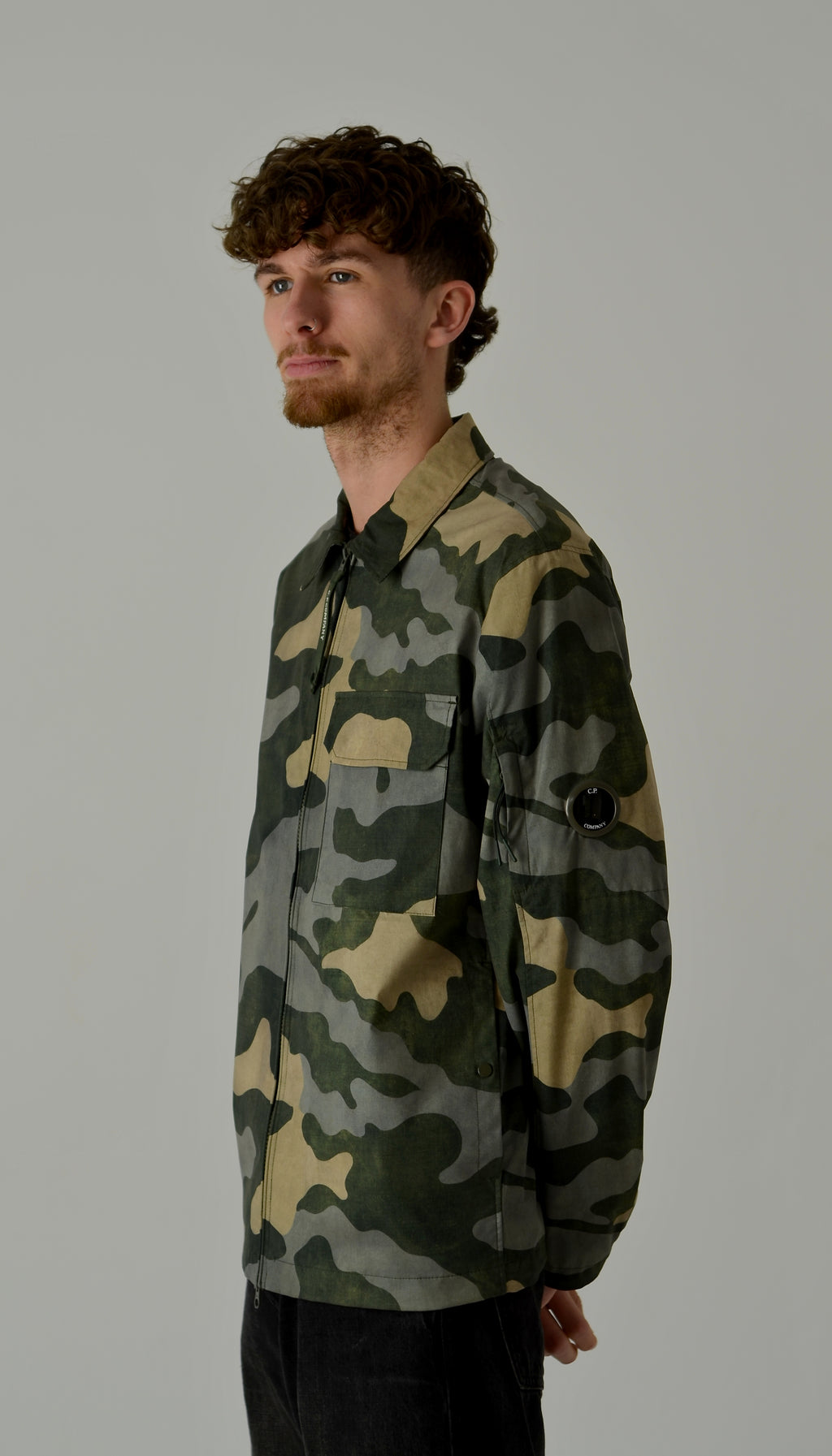 C.P. Company Camo Pro-Tek Overshirt - Medium