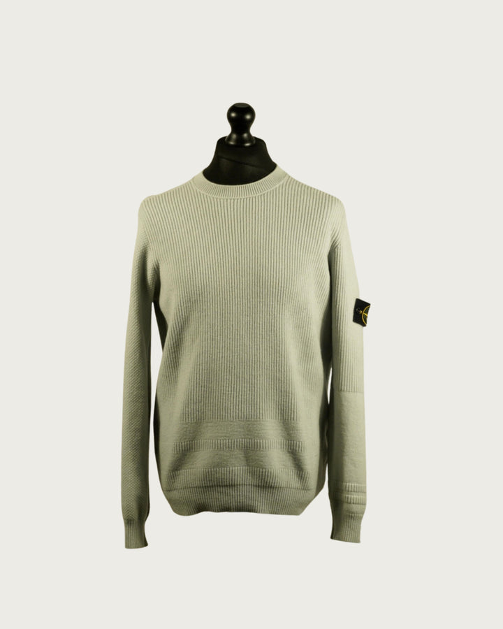 Stone Island Grey Knitted Sweatshirt