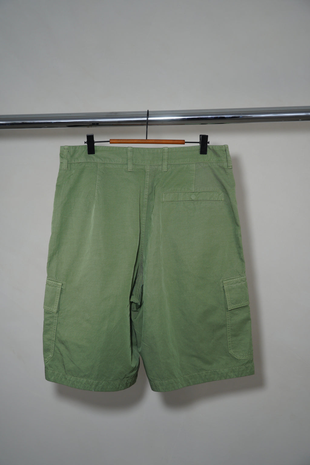 Stone Island Bermuda 11” Long Cargo Shorts - Khaki