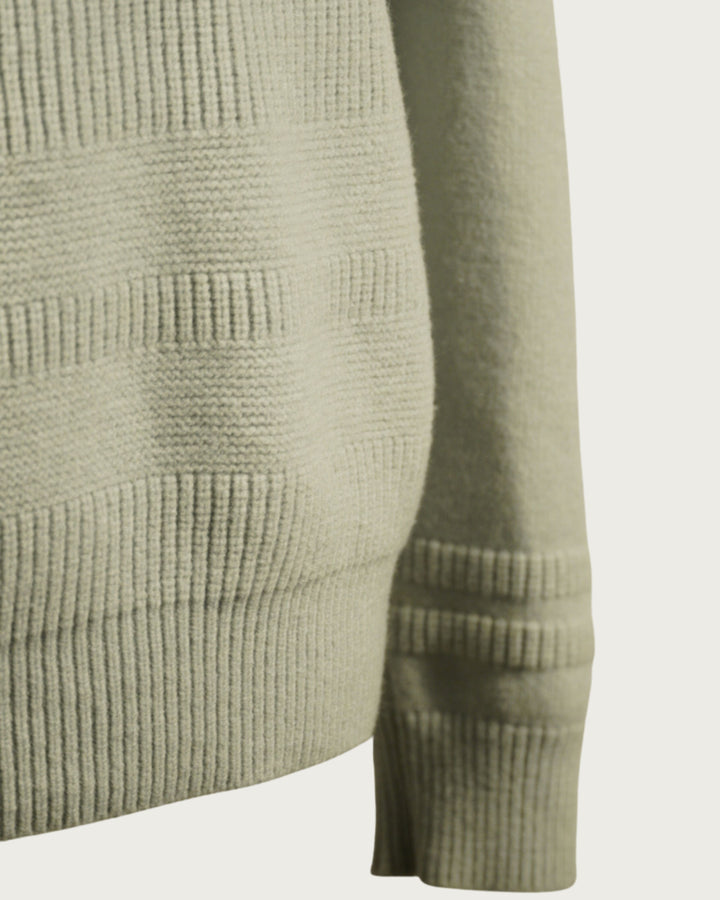 Stone Island Grey Knitted Sweatshirt