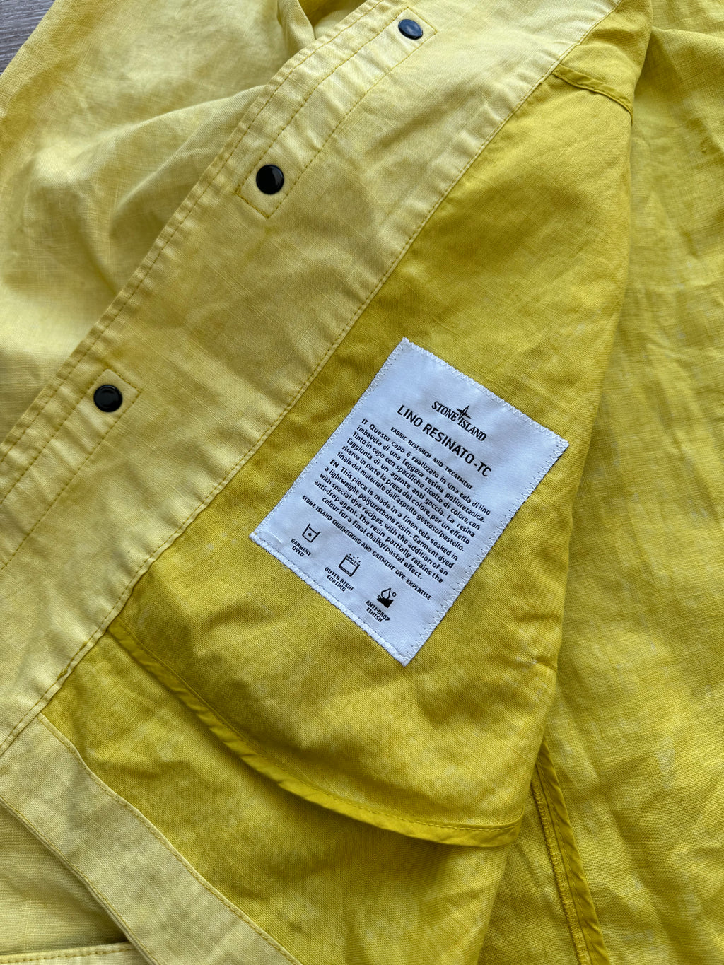 Stone Island Lino Resinato-TC - Large