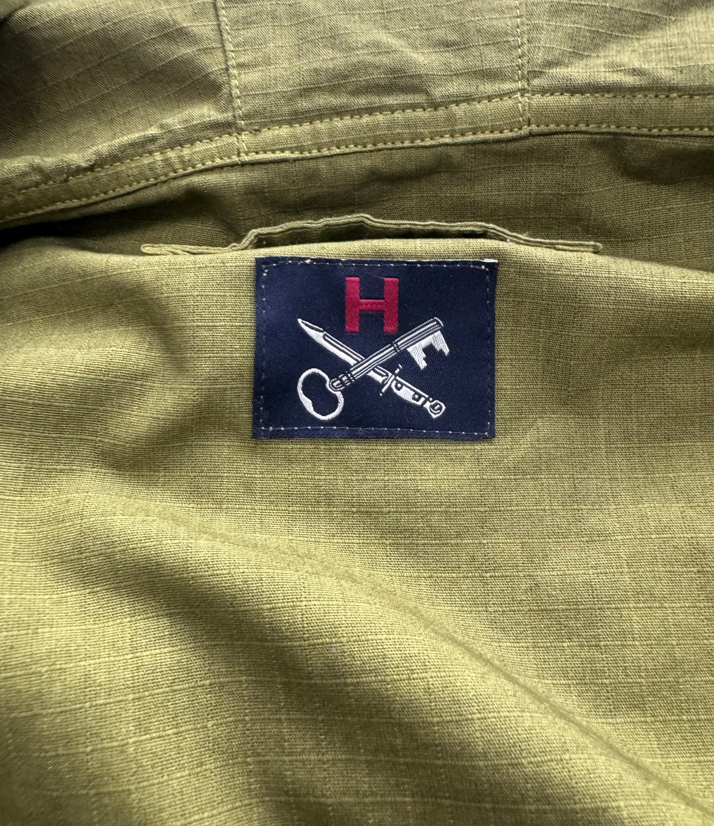 Hawkwood Mercantile Garment Dyed Tobacco Surtees Ripstop Jacket - Medium