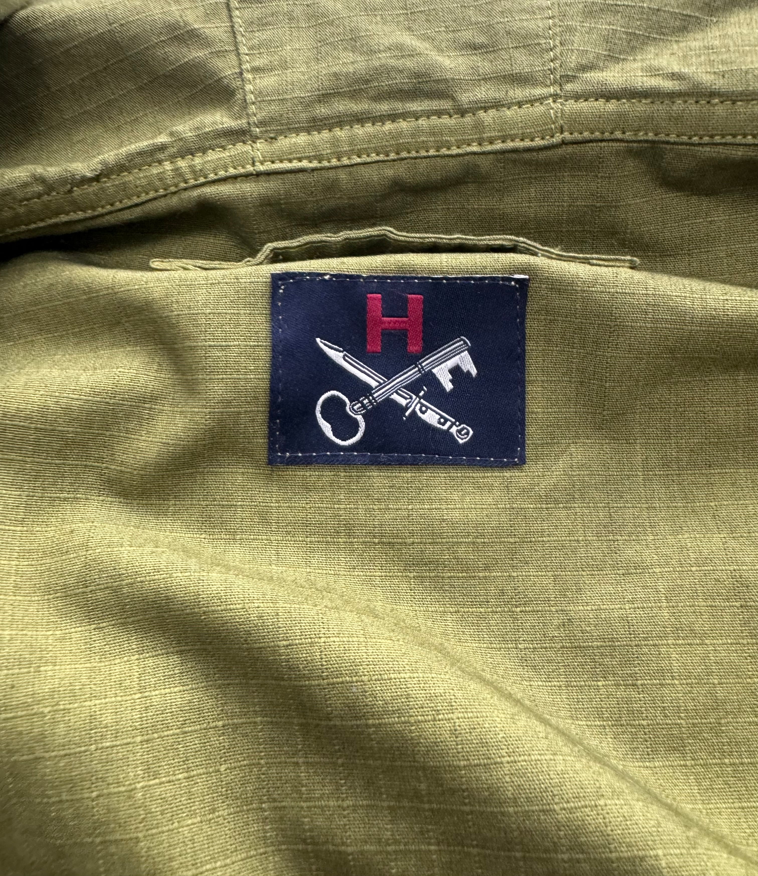 Hawkwood Mercantile Garment Dyed Tobacco Surtees Ripstop Jacket - Medium