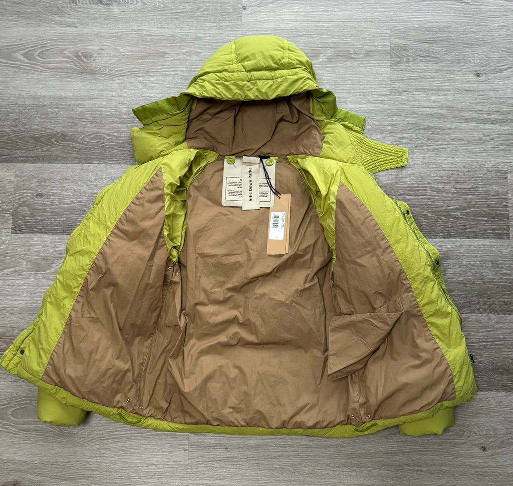 Ten C Arctic Down Jacket (Acid Green) - Medium