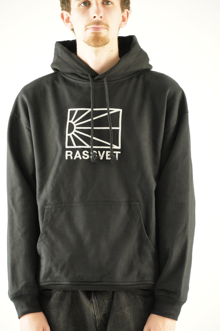 Rassvet Logo Black Hoodie