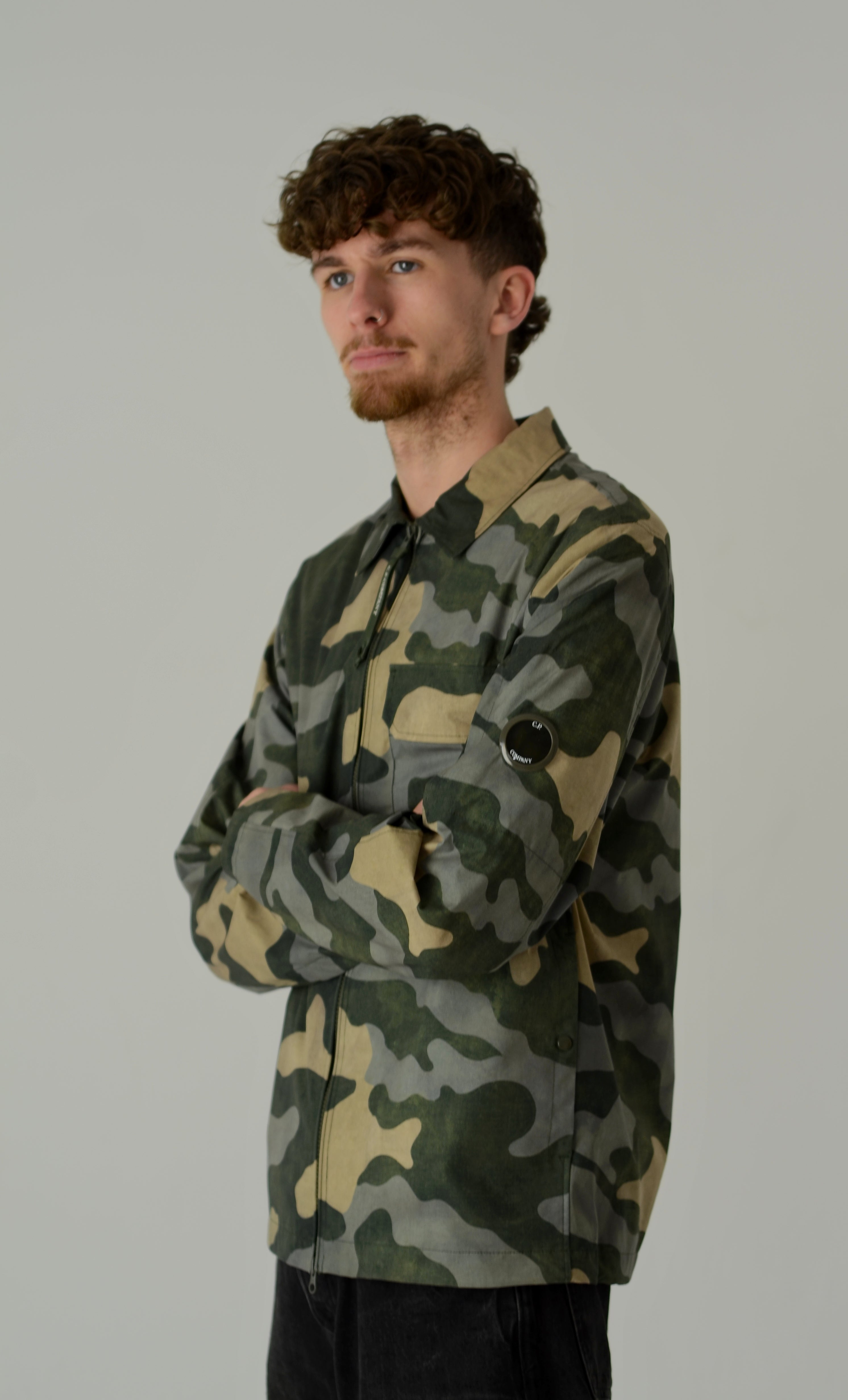 C.P. Company Camo Pro-Tek Overshirt - Medium
