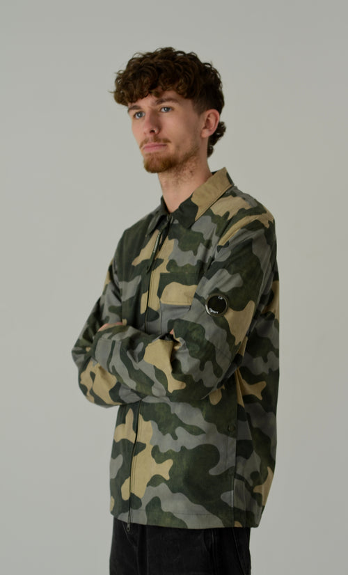 C.P. Company Camo Pro-Tek Overshirt - Medium