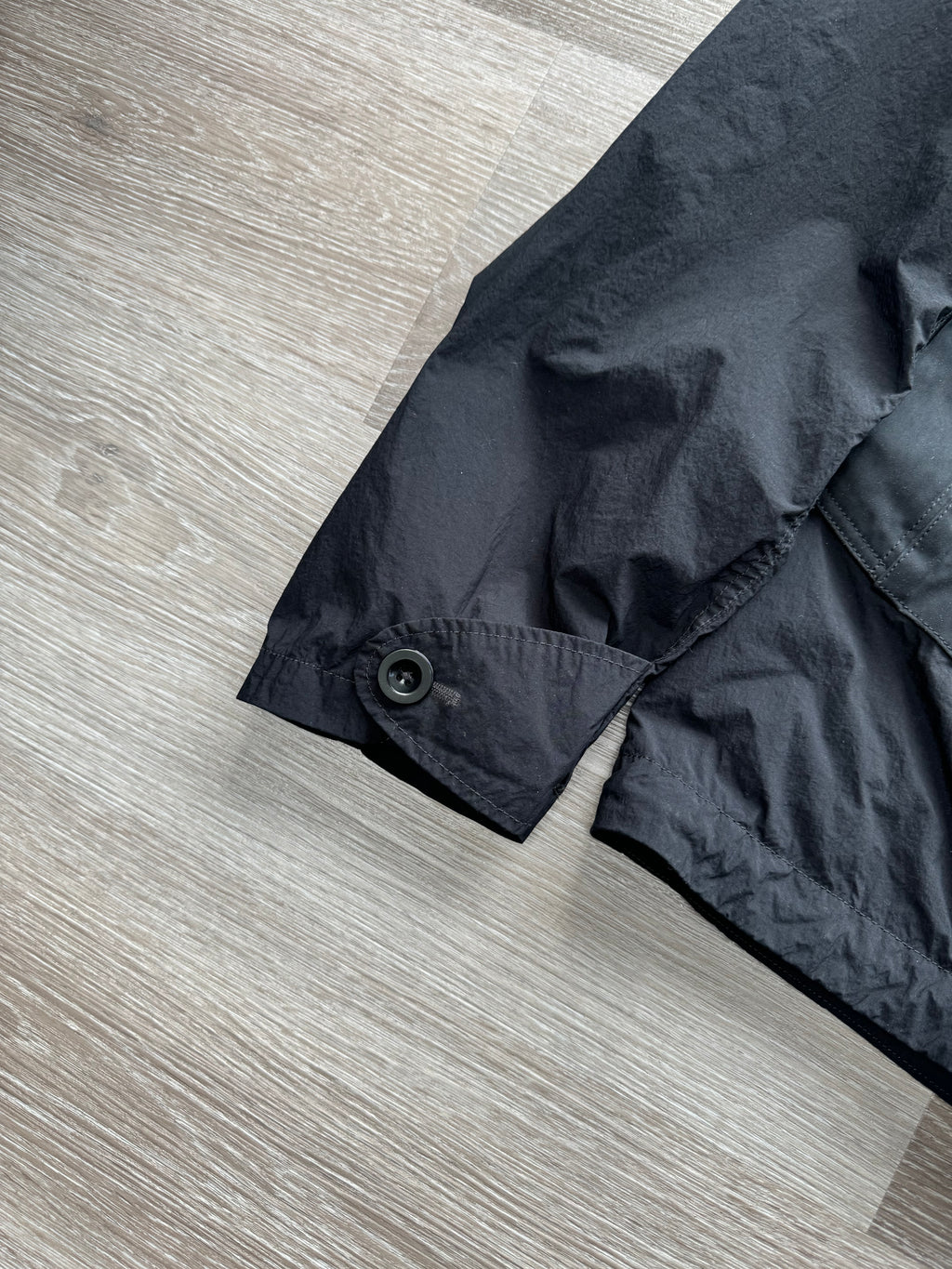 Ten C Black Mid Layer Parka - Large