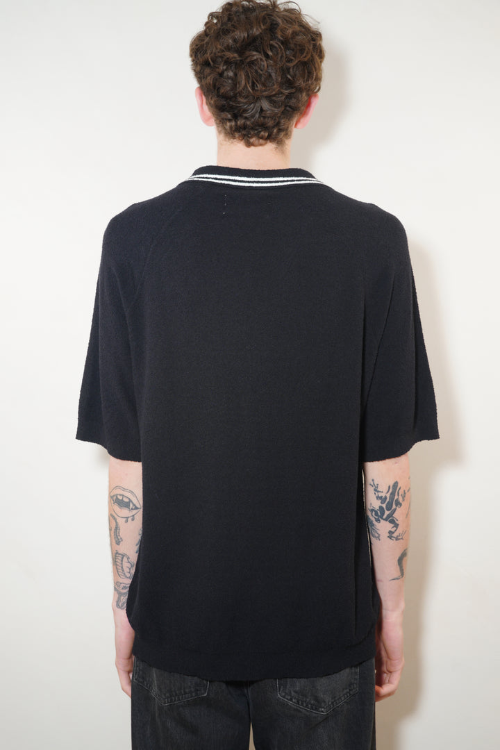 WAX London Albion Polo Boucle Cotton - Black