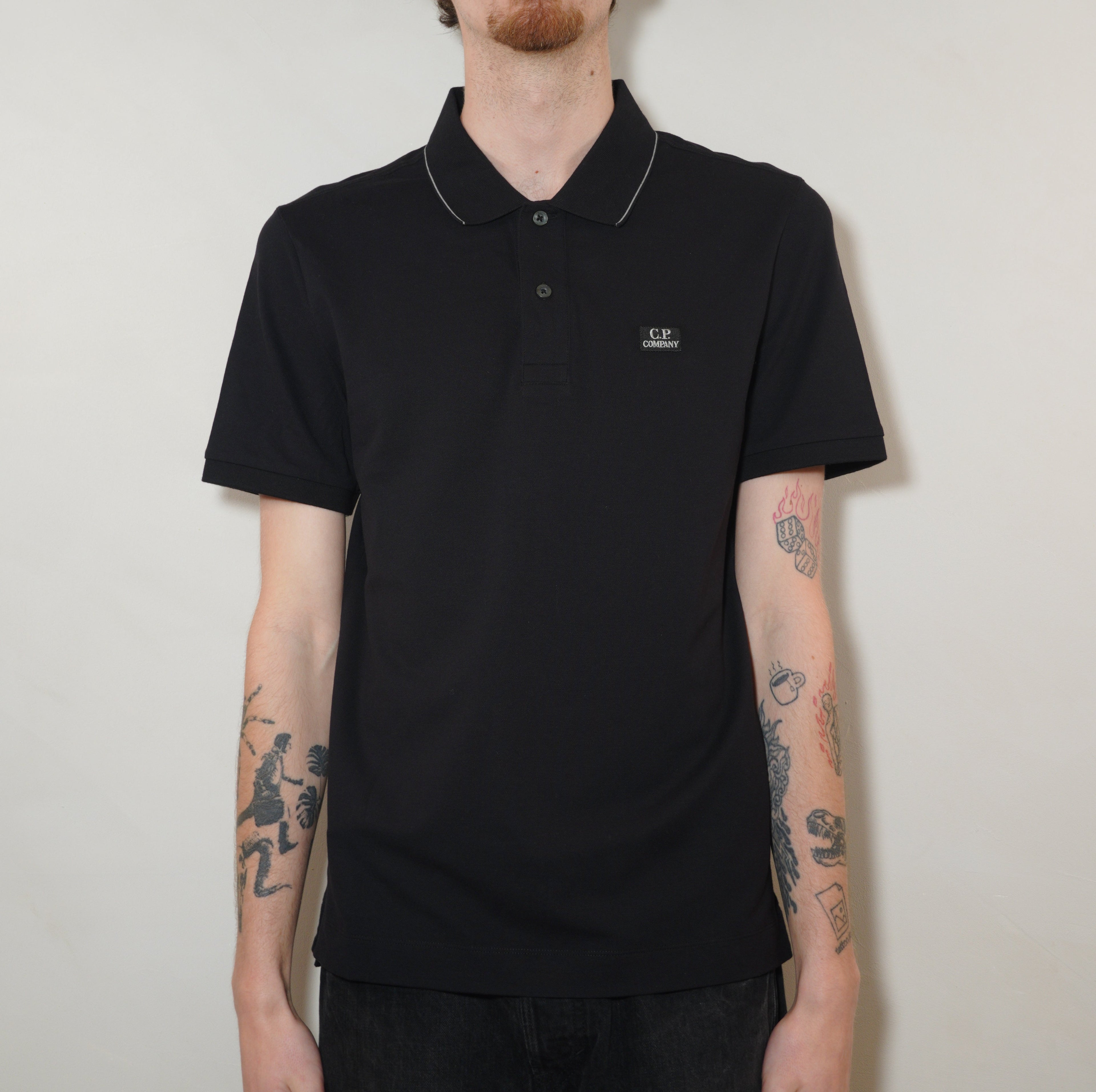 C.P. Company Polo Shirt - Black