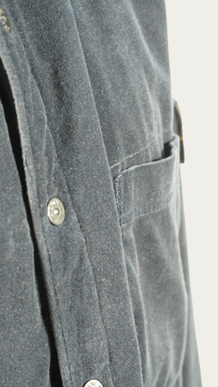Stone Island Velour Buttoned Overshirt
