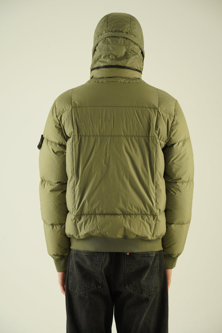 Stone Island AW19 Garment Dyed Crinkle Reps NY Down Jacket – Khaki
