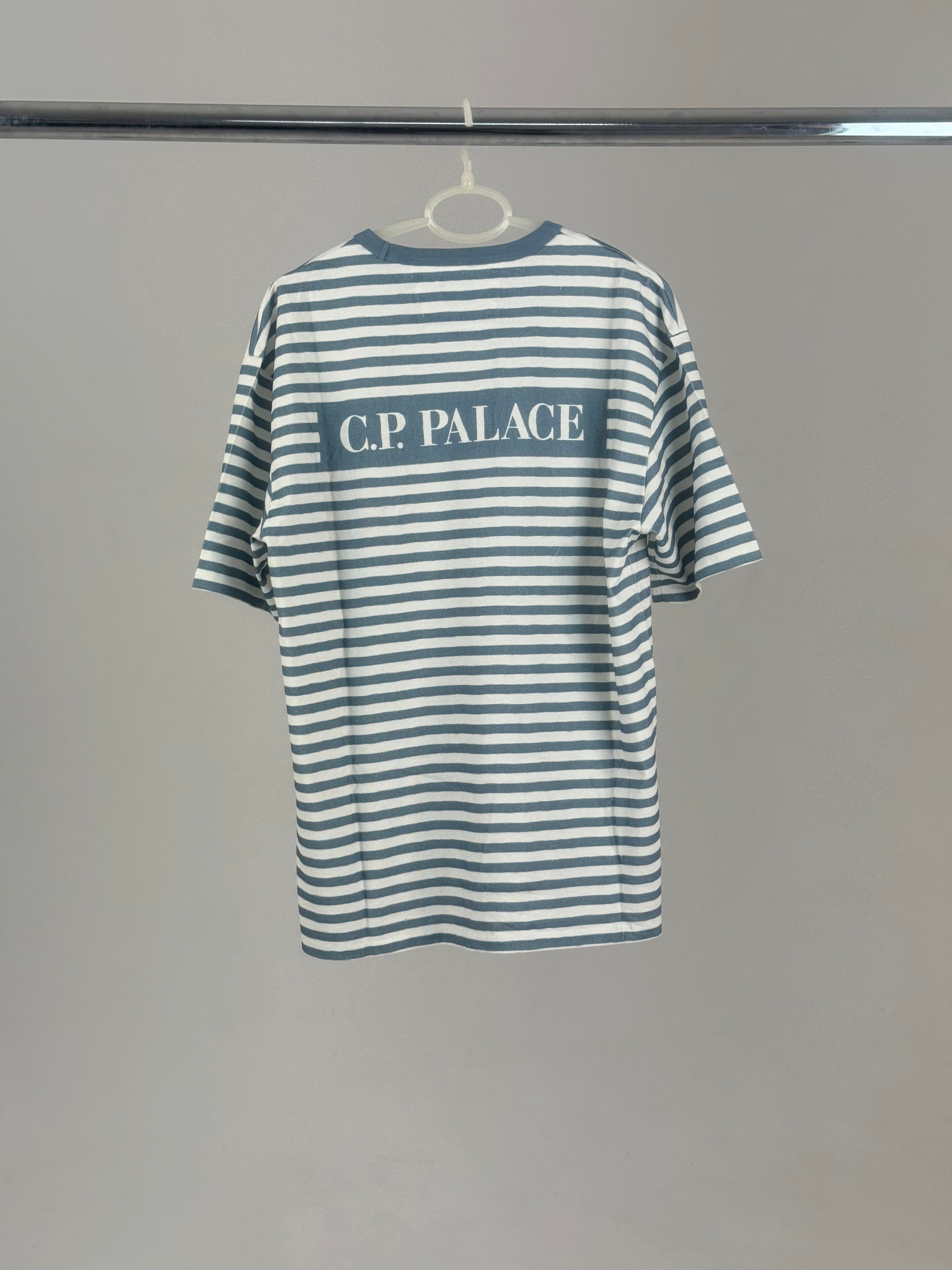 C.P. Company x Palace Striped Logo T-Shirt – Medium