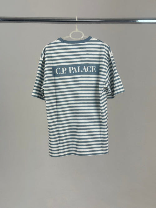 C.P. Company x Palace Striped Logo T-Shirt – Medium