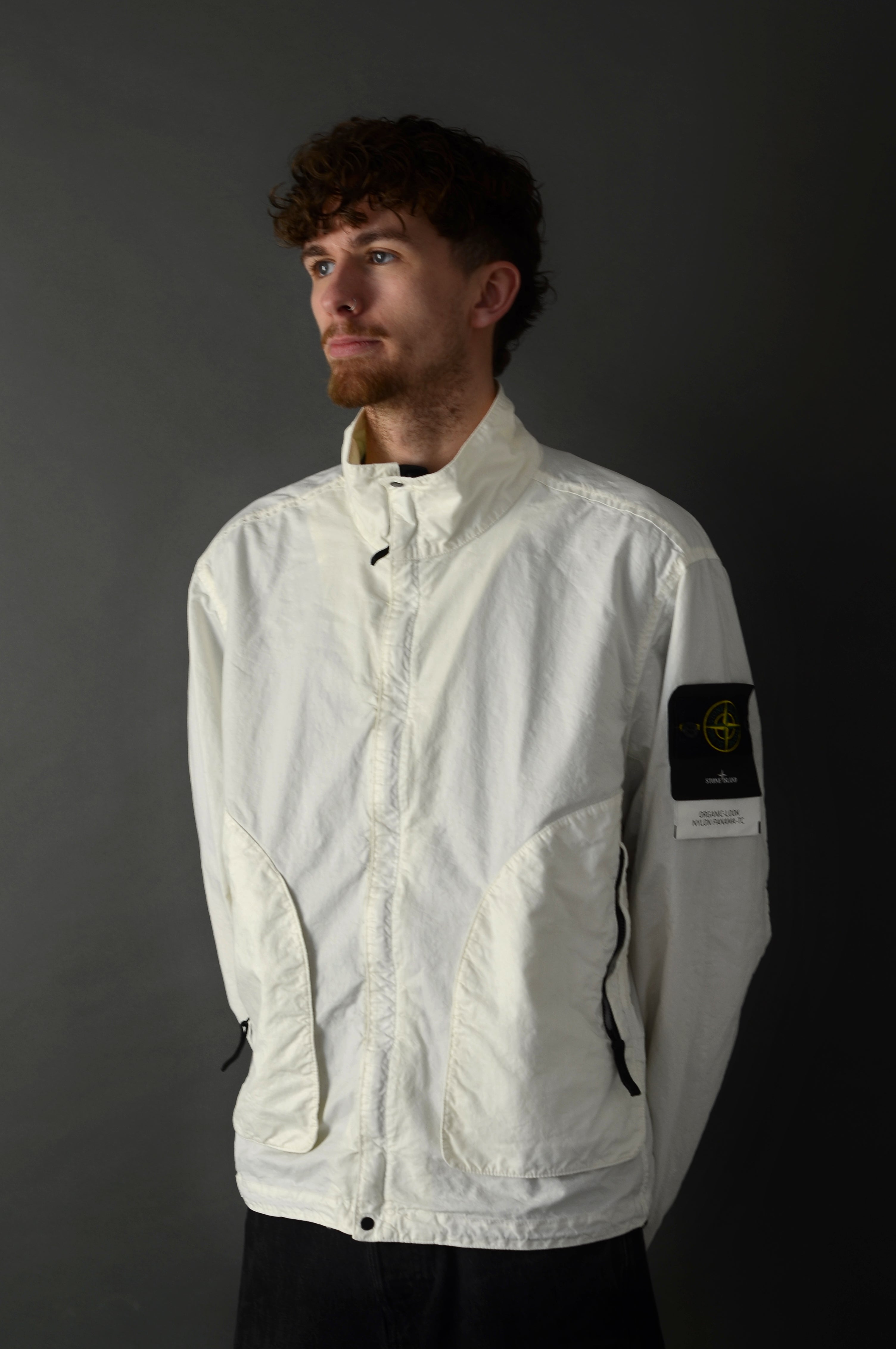 Stone Island Organic Look Panama-TC Jacket - Medium