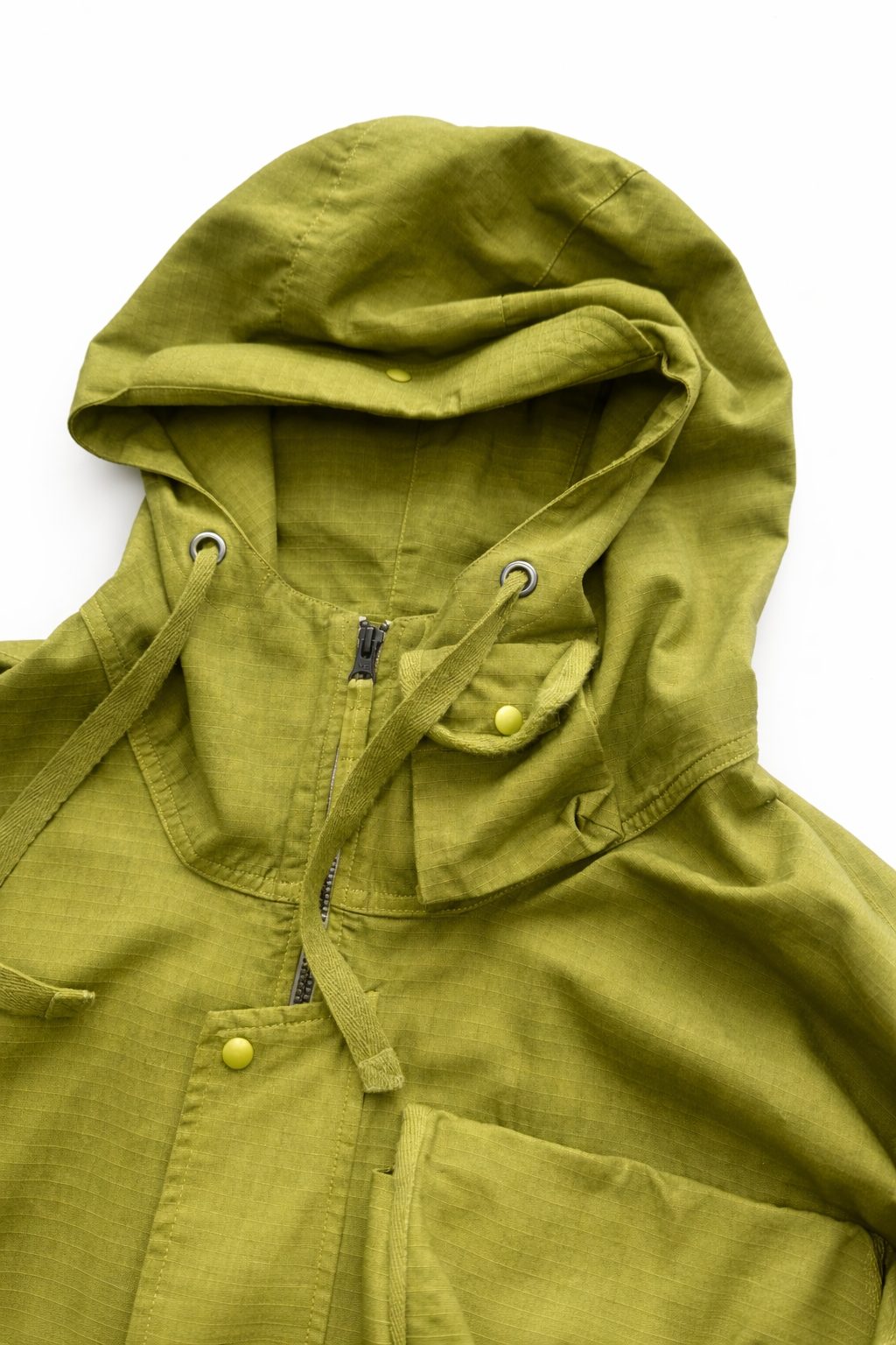 Hawkwood Mercantile Garment Dyed Tobacco Surtees Ripstop Jacket - Medium