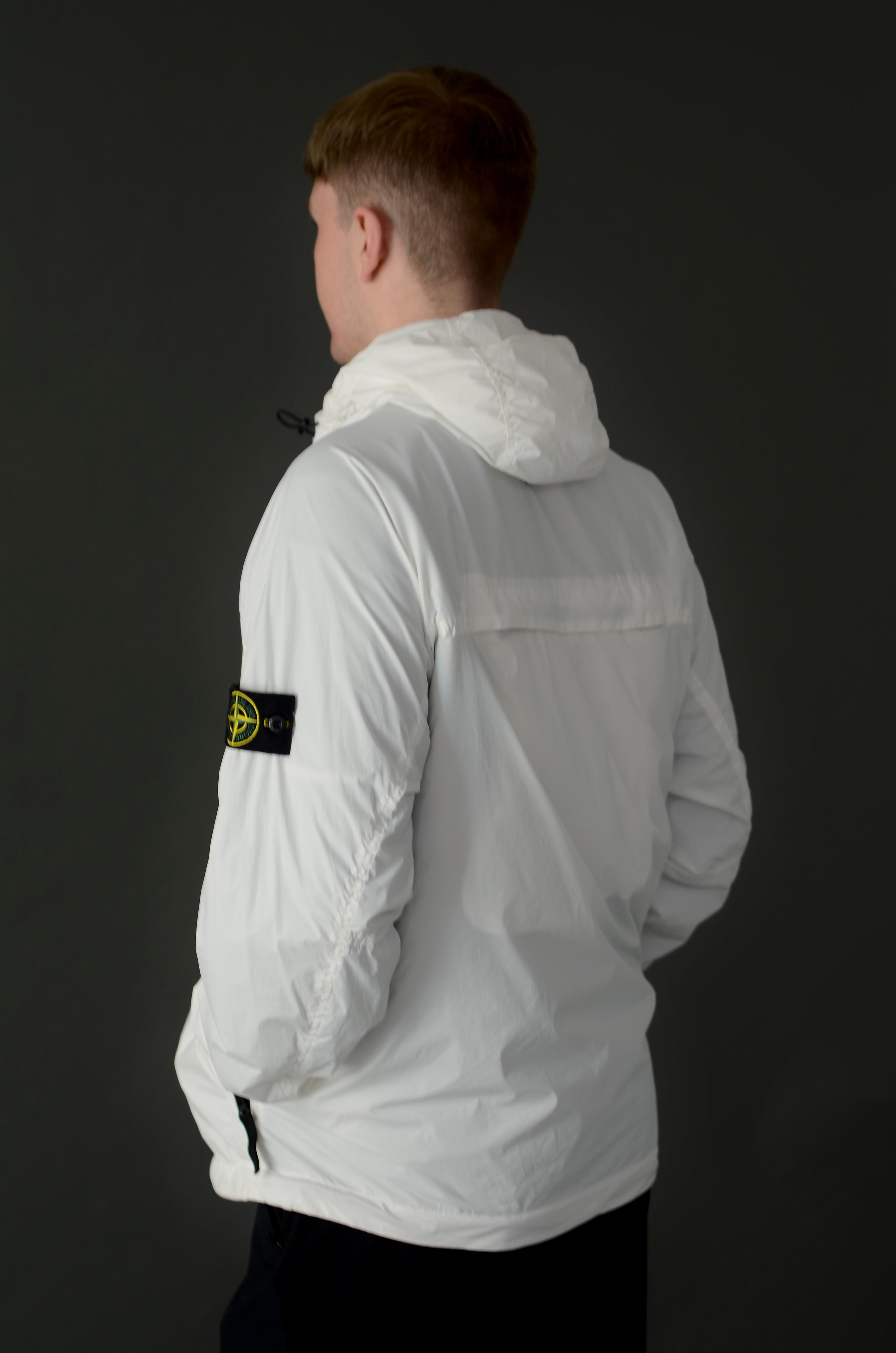 Stone Island Skin-Touch Nylon TC Hooded Jacket - Large