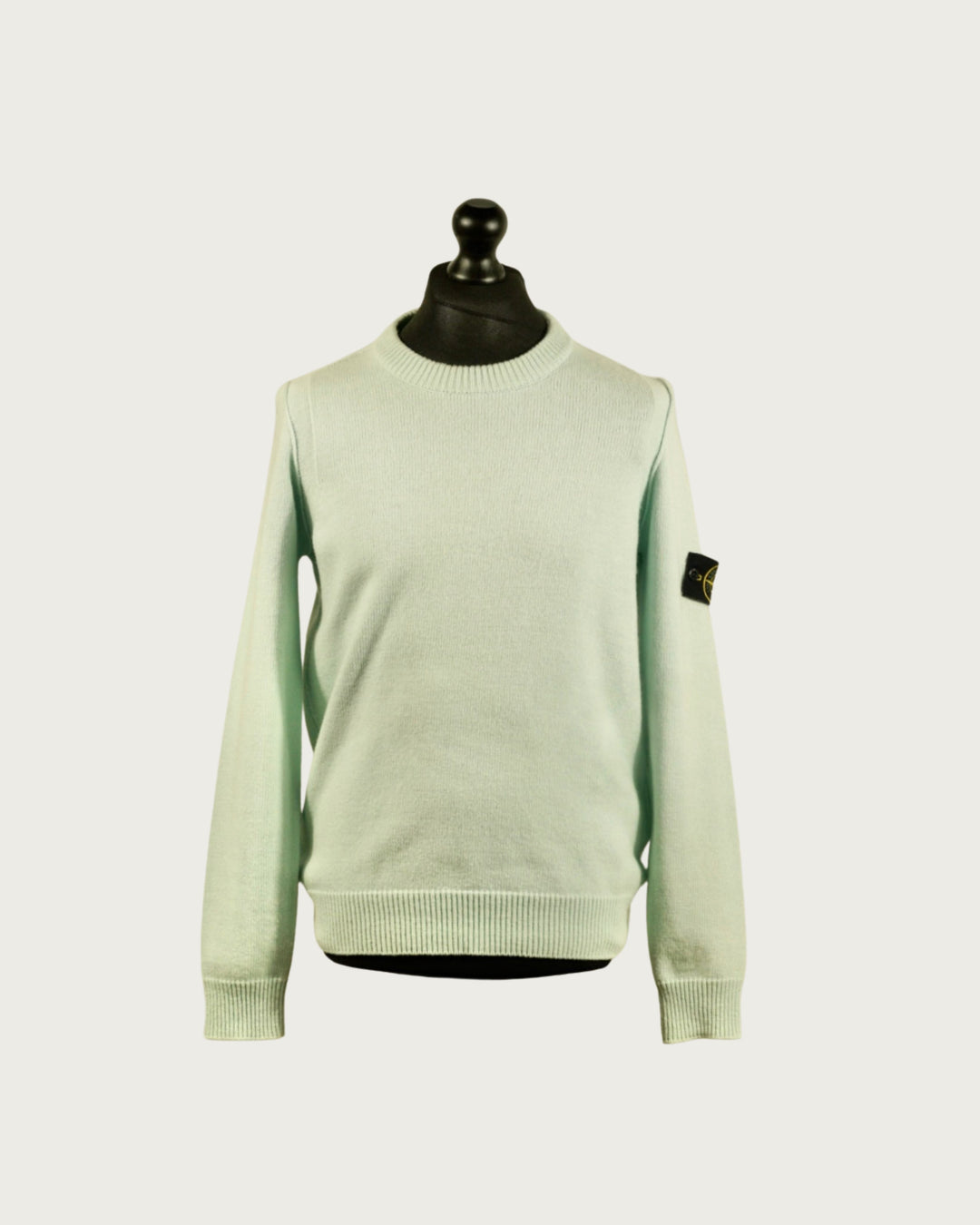 Stone Island Turquoise Knitted Sweatshirt