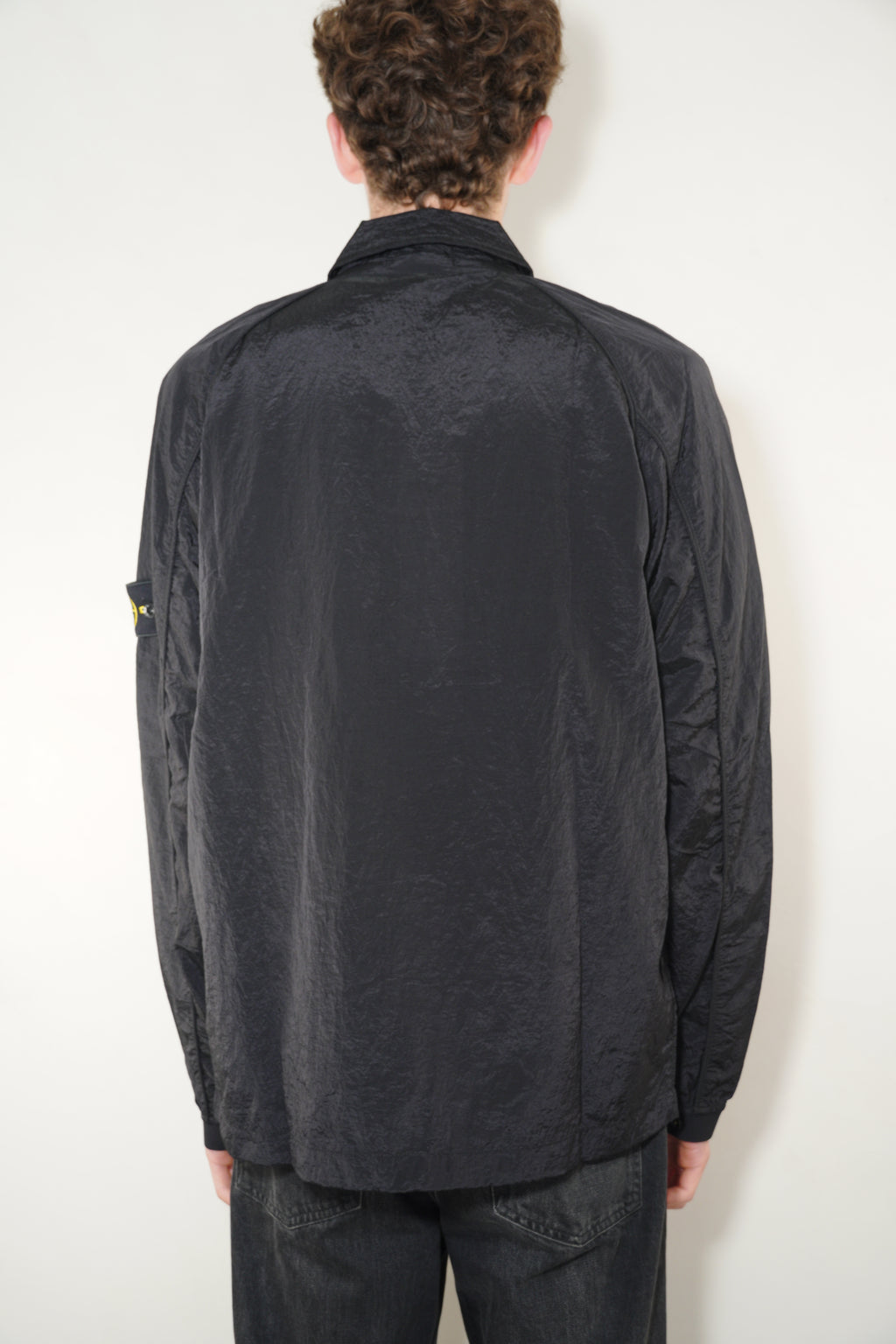 Stone Island Nylon Metal Econyl Overshirt - Black