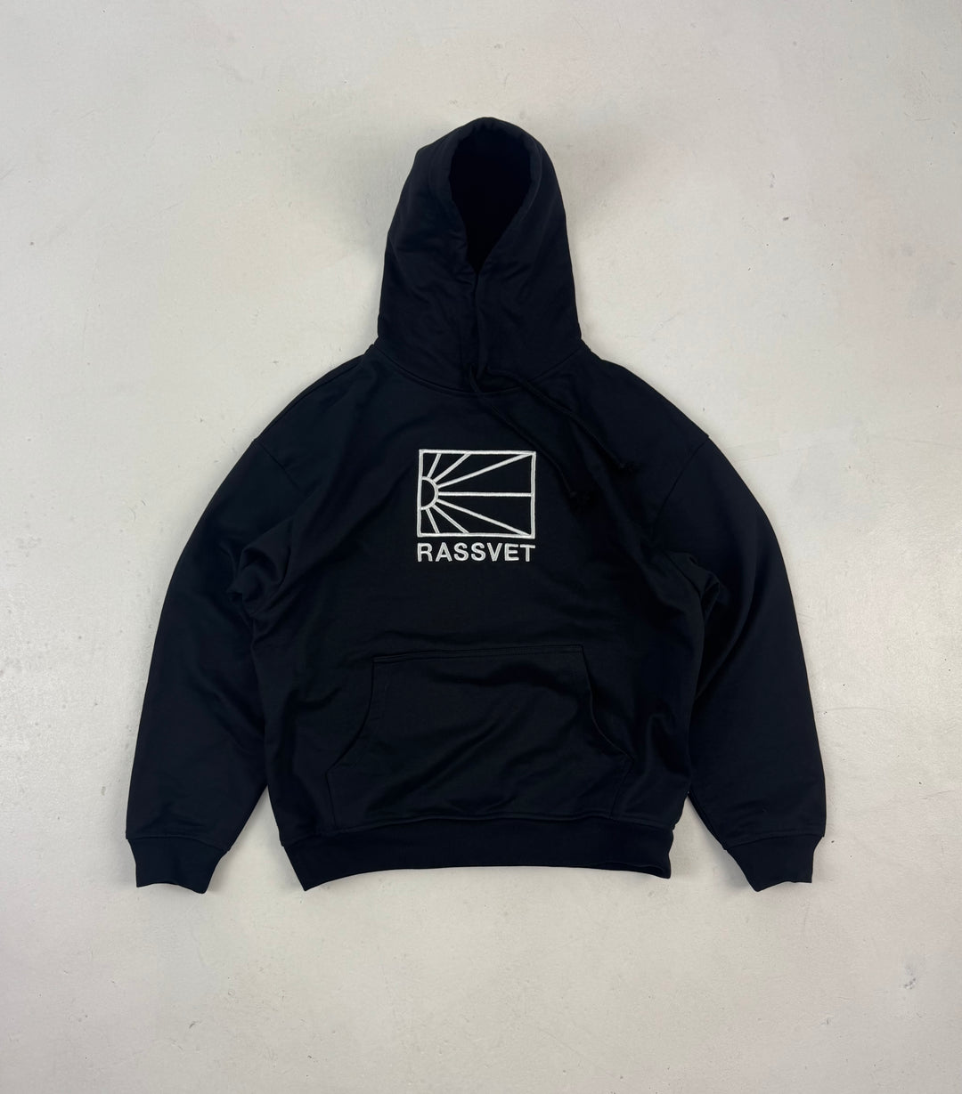 Rassvet Logo Black Hoodie